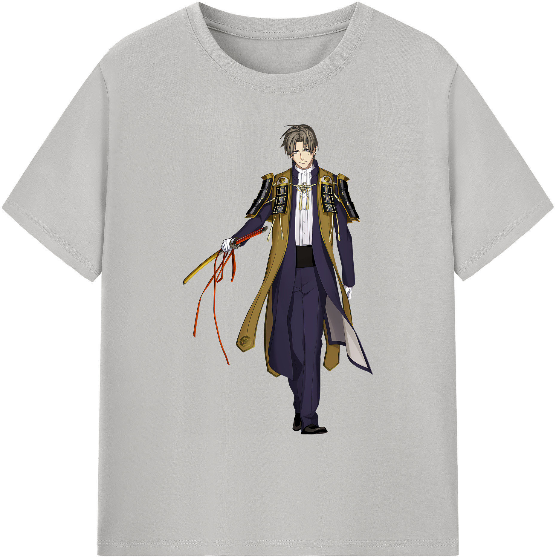 （画像用） 刀剣乱舞 Touken Ranbu 綿100％ メンズ半袖Tシャツ｜肌触りやわらか＆通気性