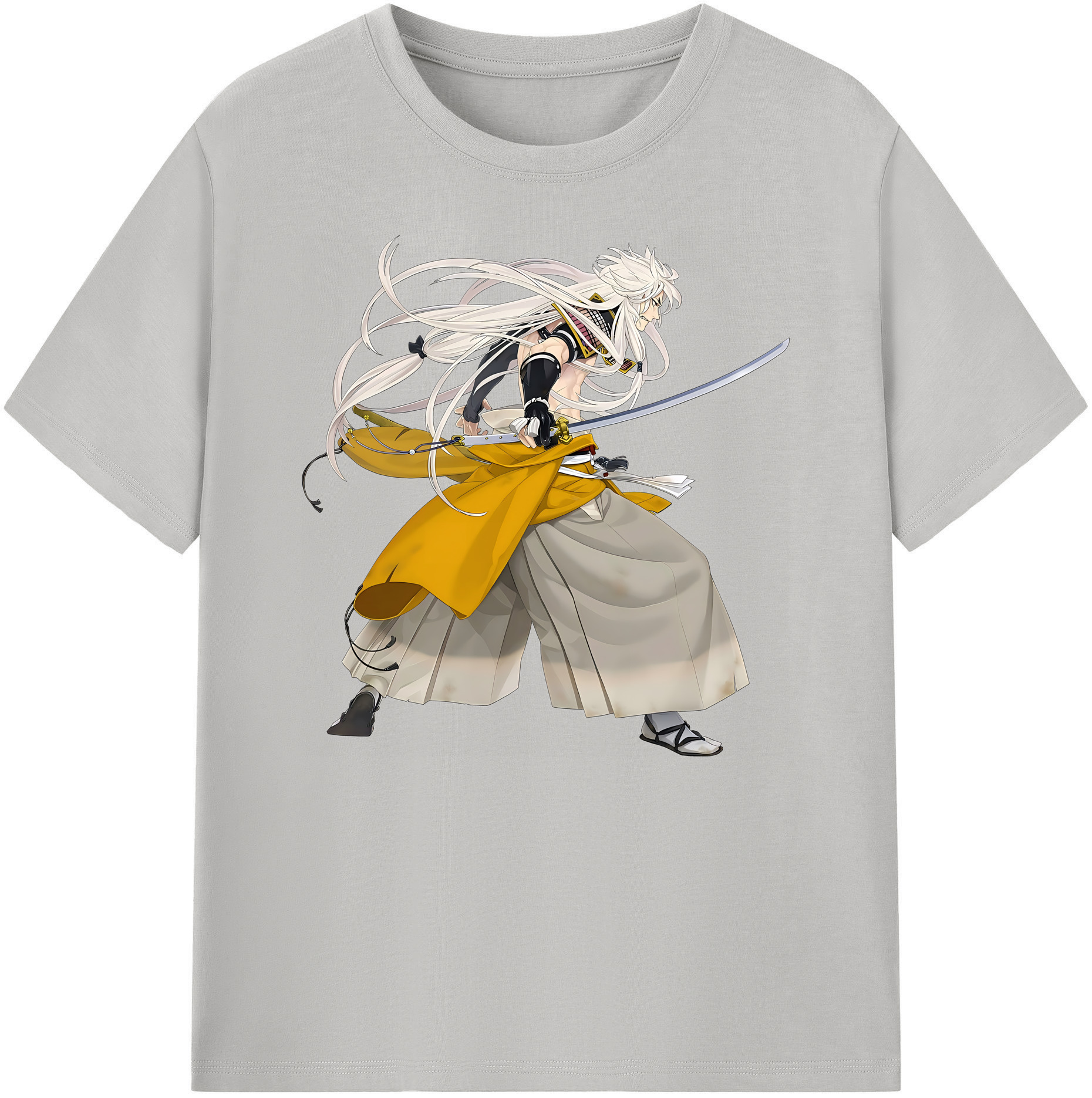 （画像用） 刀剣乱舞 Touken Ranbu 綿100％ メンズ半袖Tシャツ｜肌触りやわらか＆通気性