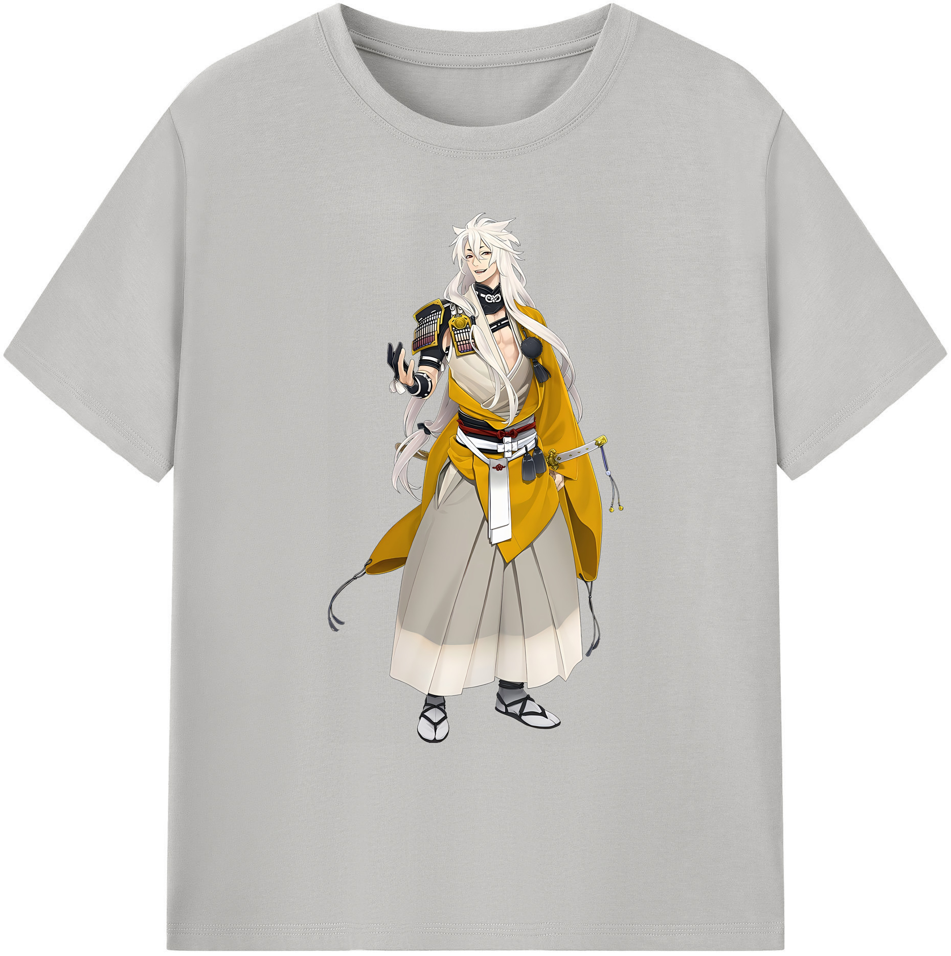 （画像用） 刀剣乱舞 Touken Ranbu 綿100％ メンズ半袖Tシャツ｜肌触りやわらか＆通気性