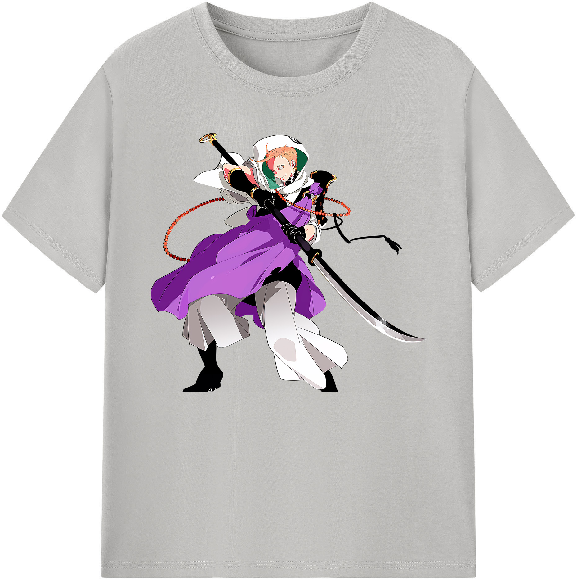 （画像用） 刀剣乱舞 Touken Ranbu 綿100％ メンズ半袖Tシャツ｜肌触りやわらか＆通気性
