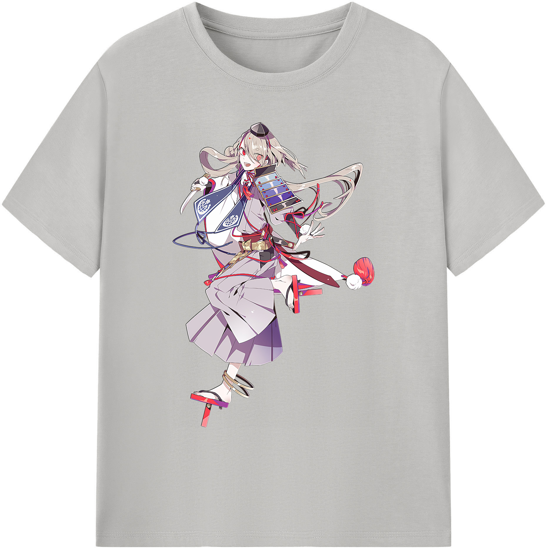 （画像用） 刀剣乱舞 Touken Ranbu 綿100％ メンズ半袖Tシャツ｜肌触りやわらか＆通気性