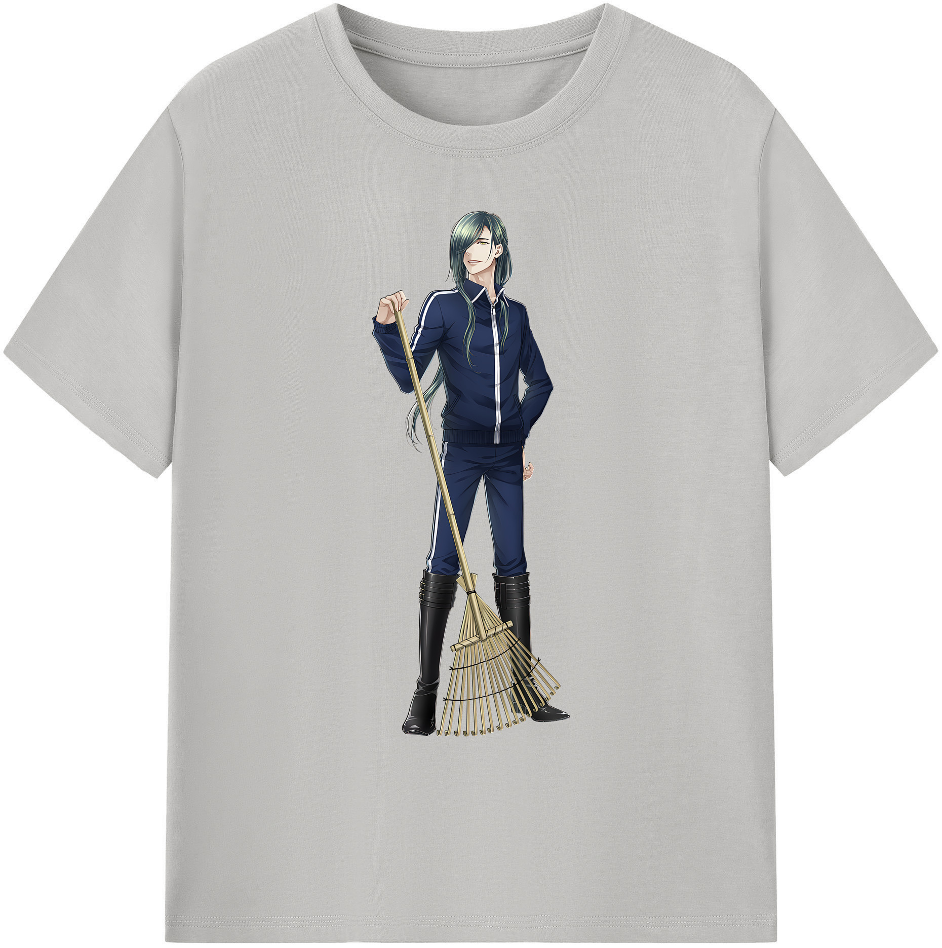 （画像用） 刀剣乱舞 Touken Ranbu 綿100％ メンズ半袖Tシャツ｜肌触りやわらか＆通気性