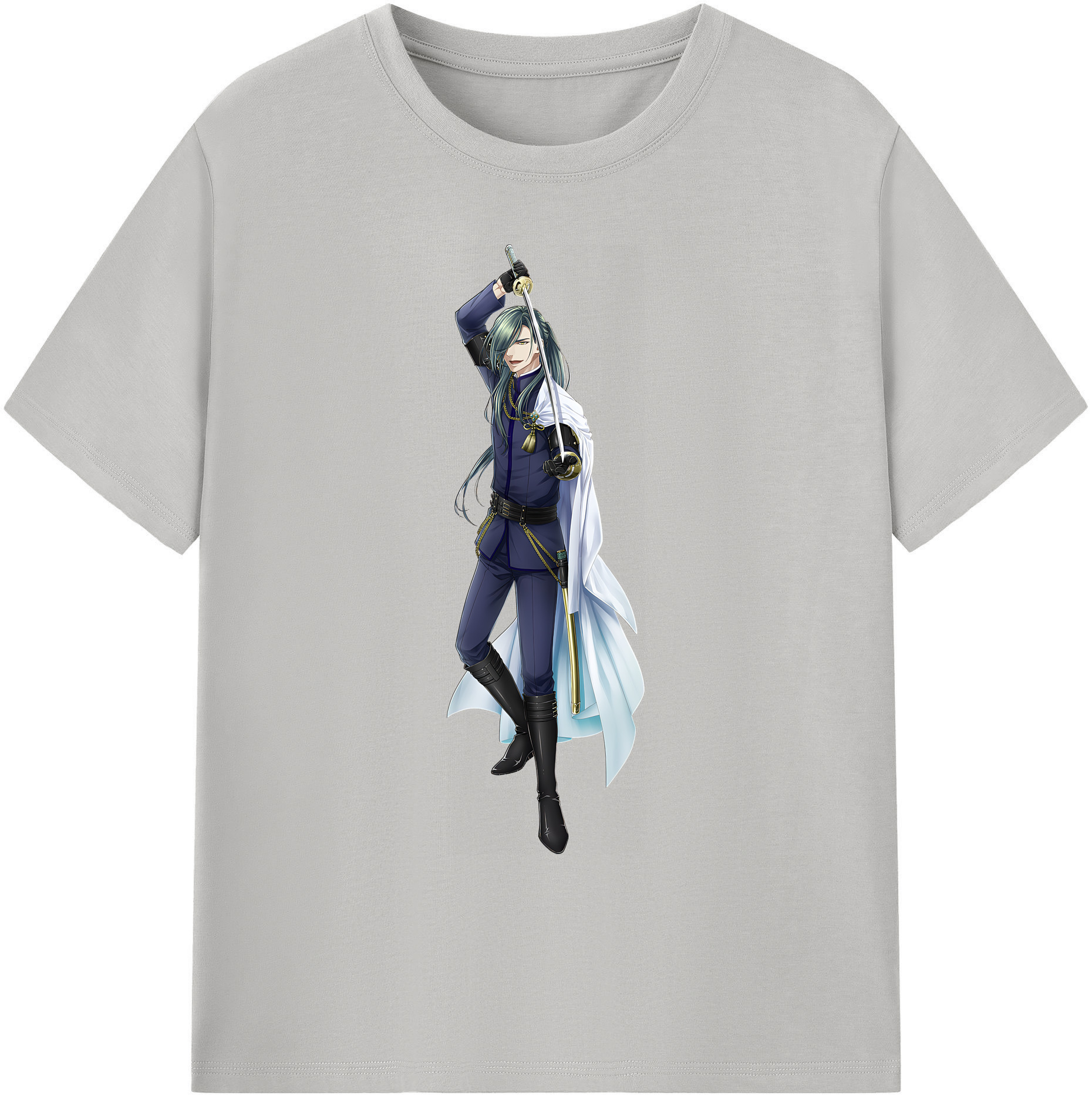 （画像用） 刀剣乱舞 Touken Ranbu 綿100％ メンズ半袖Tシャツ｜肌触りやわらか＆通気性