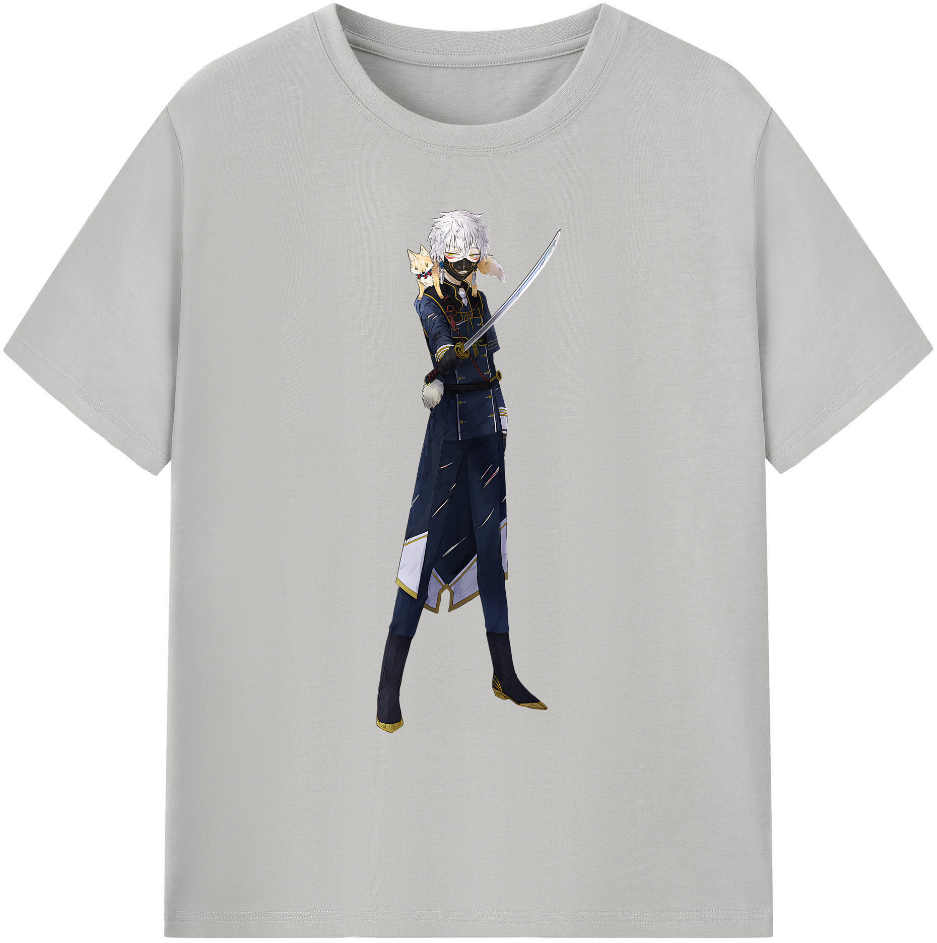 （画像用） 刀剣乱舞 Touken Ranbu 綿100％ メンズ半袖Tシャツ｜肌触りやわらか＆通気性