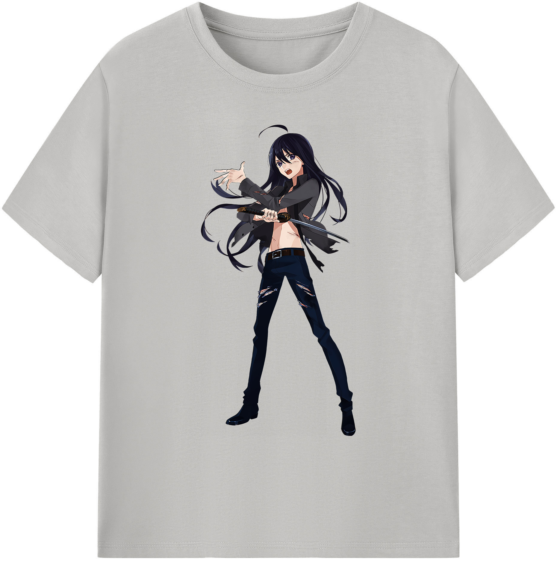 （画像用） 刀剣乱舞 Touken Ranbu 綿100％ メンズ半袖Tシャツ｜肌触りやわらか＆通気性