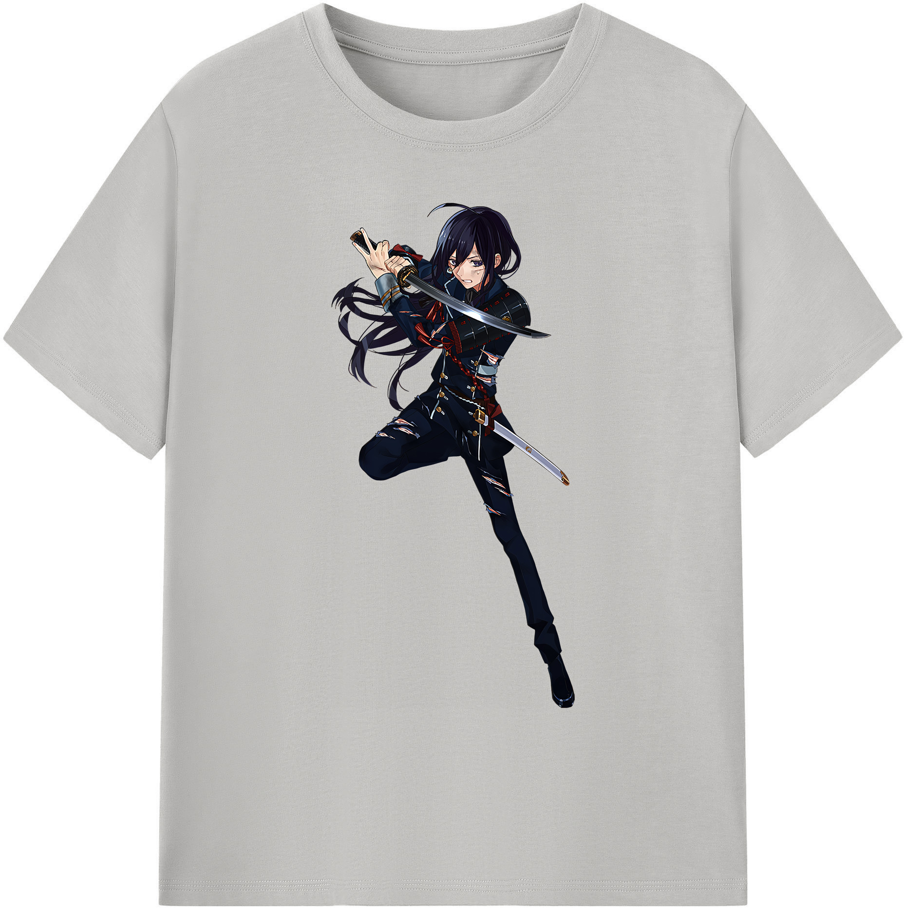 （画像用） 刀剣乱舞 Touken Ranbu 綿100％ メンズ半袖Tシャツ｜肌触りやわらか＆通気性