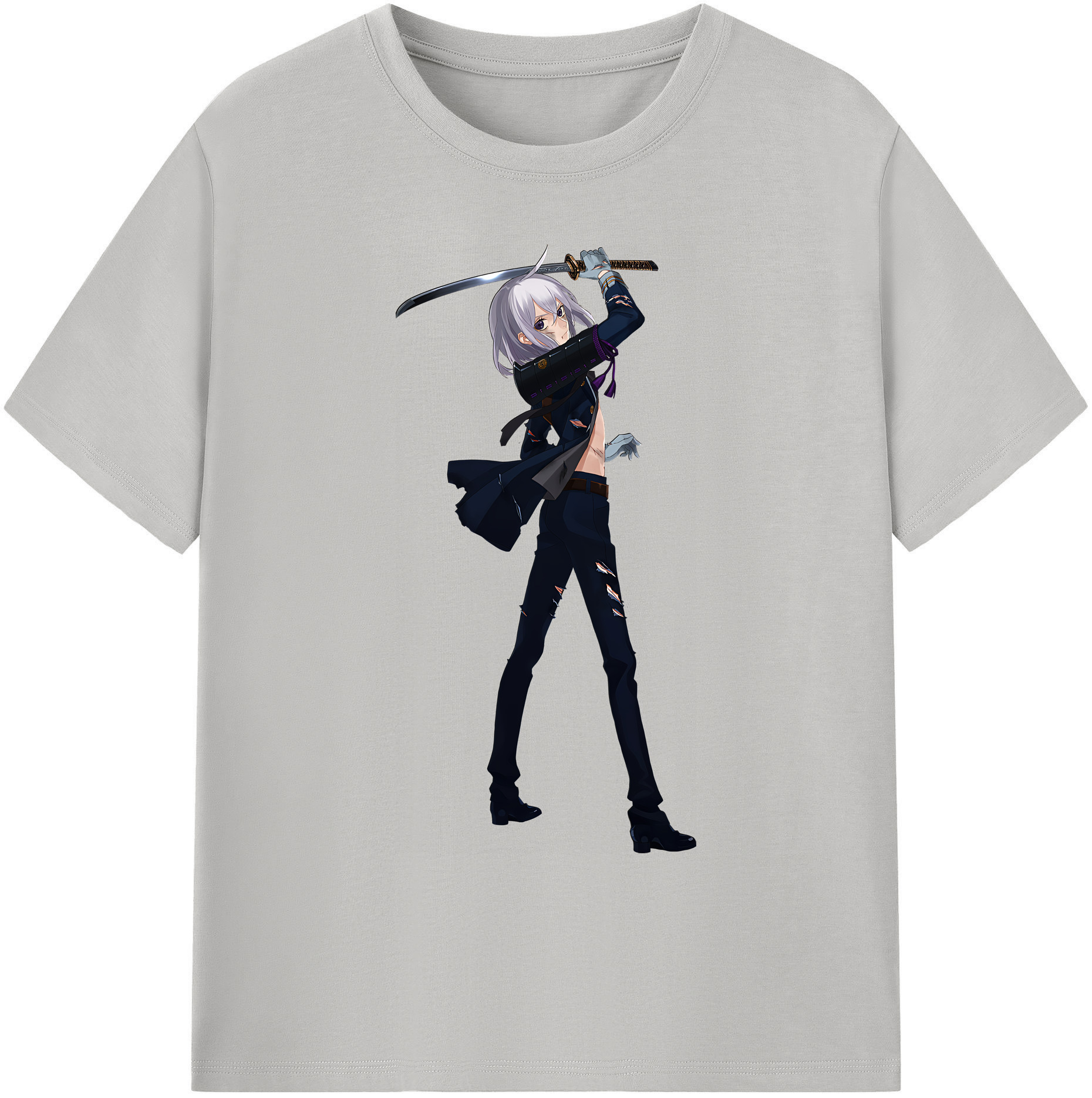 （画像用） 刀剣乱舞 Touken Ranbu 綿100％ メンズ半袖Tシャツ｜肌触りやわらか＆通気性