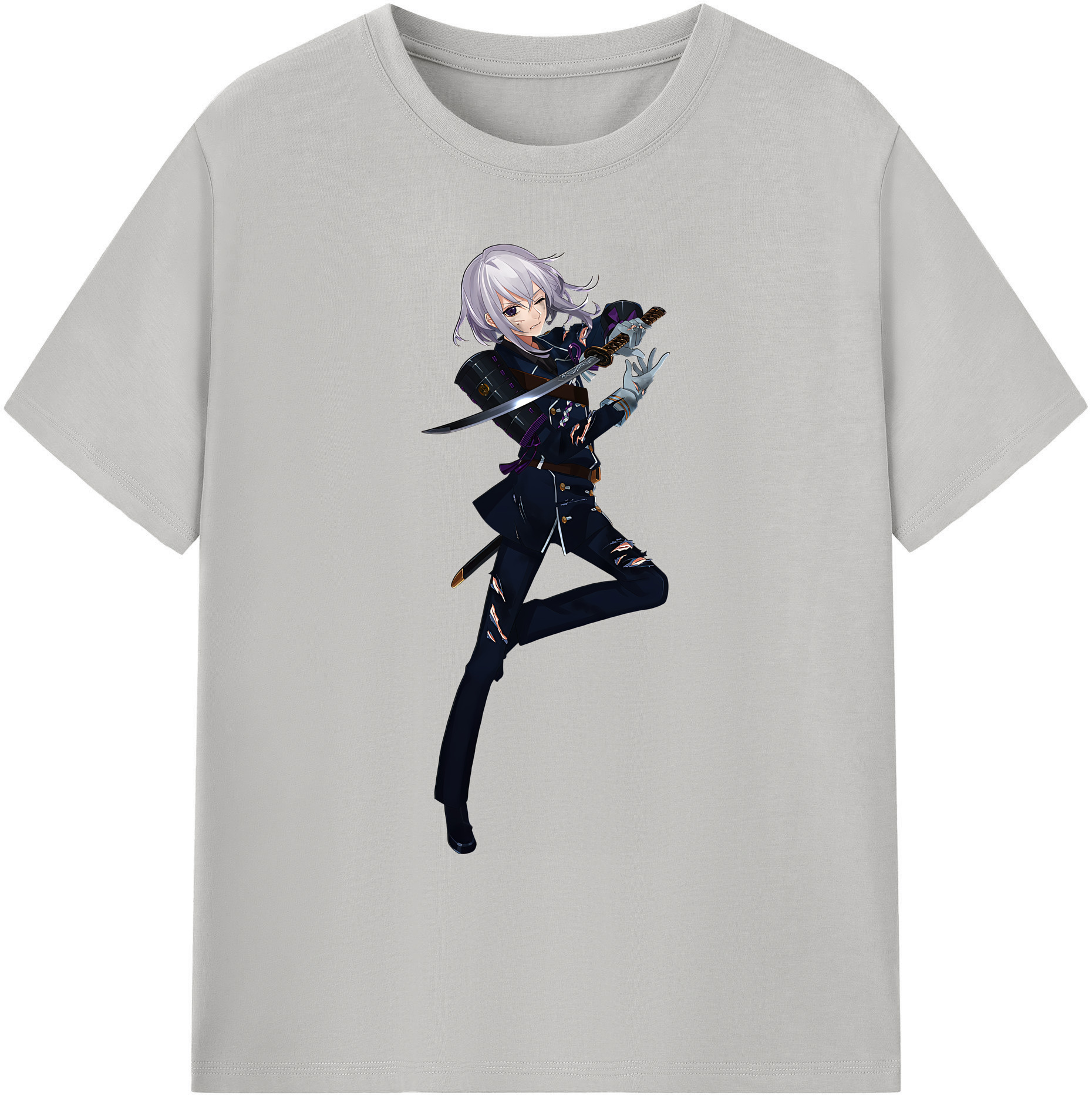 （画像用） 刀剣乱舞 Touken Ranbu 綿100％ メンズ半袖Tシャツ｜肌触りやわらか＆通気性
