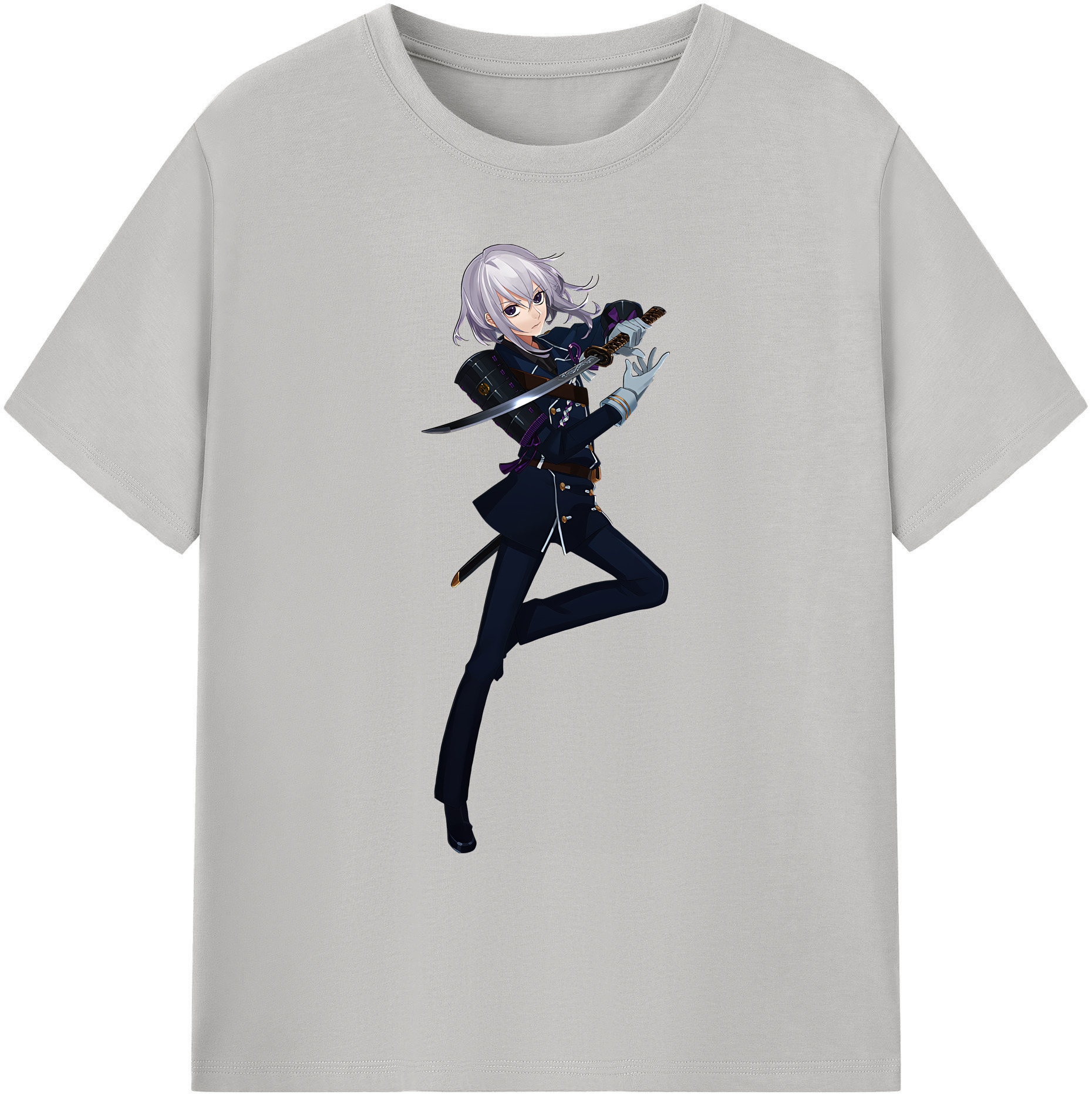 （画像用） 刀剣乱舞 Touken Ranbu 綿100％ メンズ半袖Tシャツ｜肌触りやわらか＆通気性