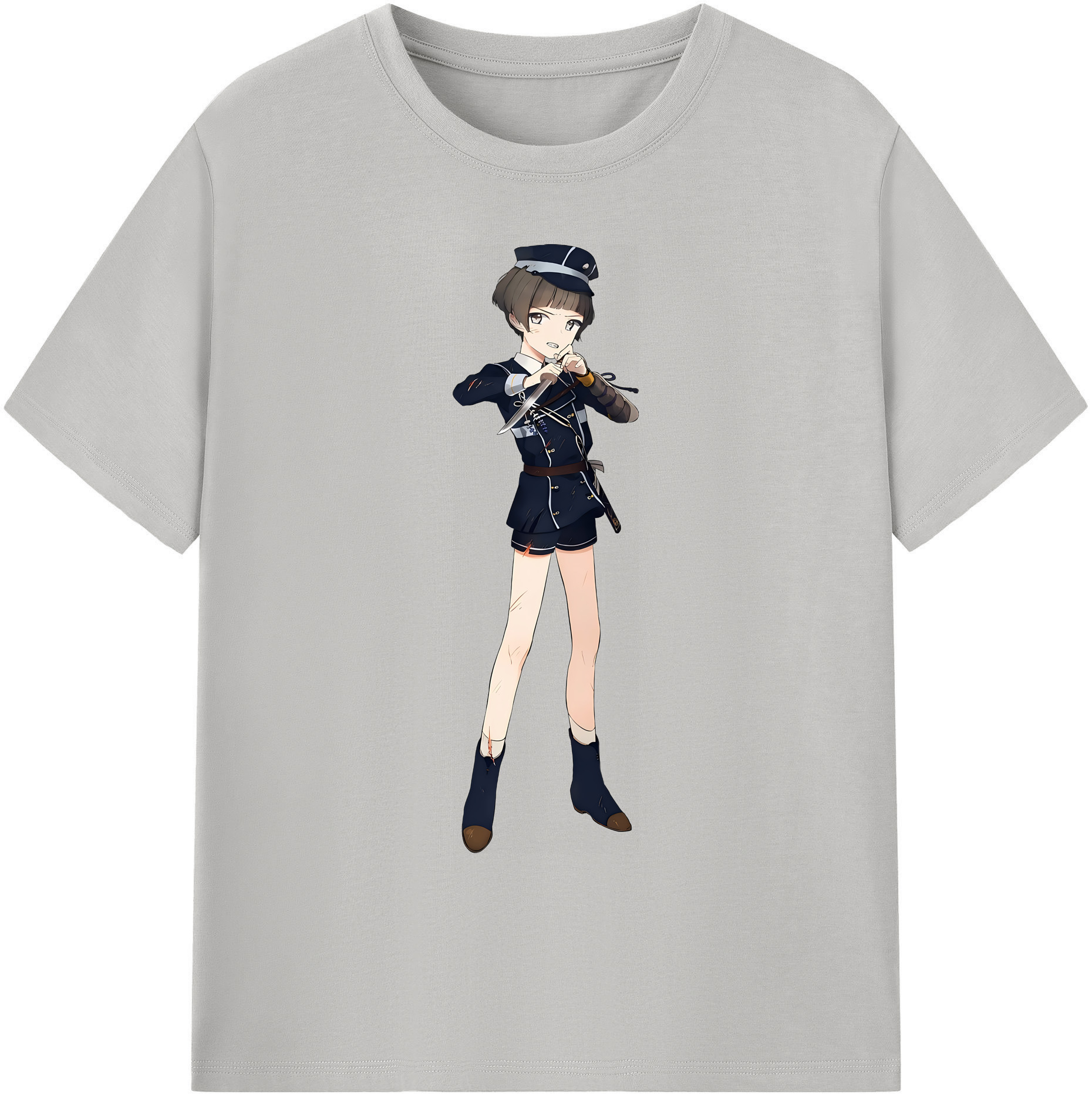 （画像用） 刀剣乱舞 Touken Ranbu 綿100％ メンズ半袖Tシャツ｜肌触りやわらか＆通気性