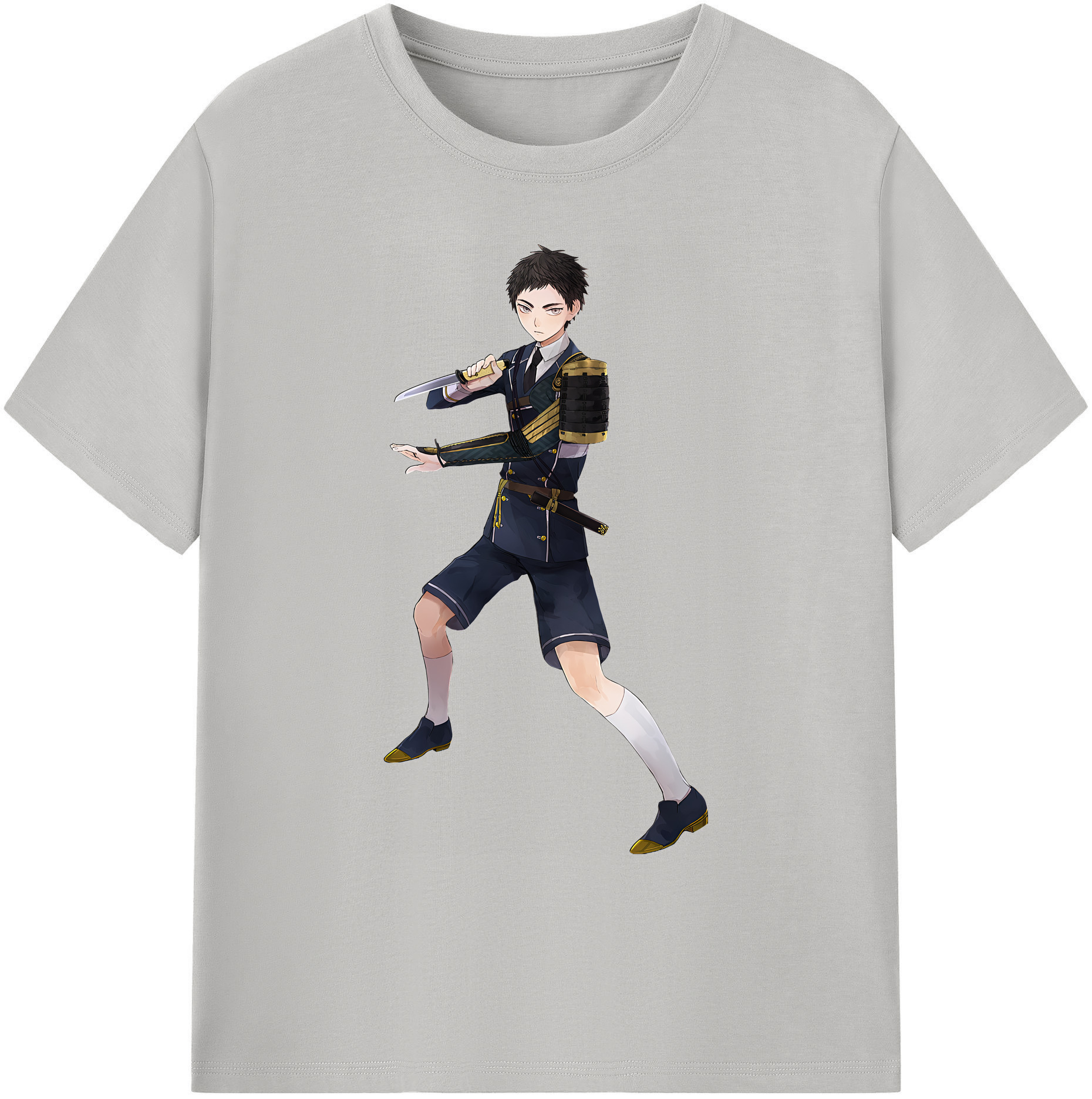 （画像用） 刀剣乱舞 Touken Ranbu 綿100％ メンズ半袖Tシャツ｜肌触りやわらか＆通気性