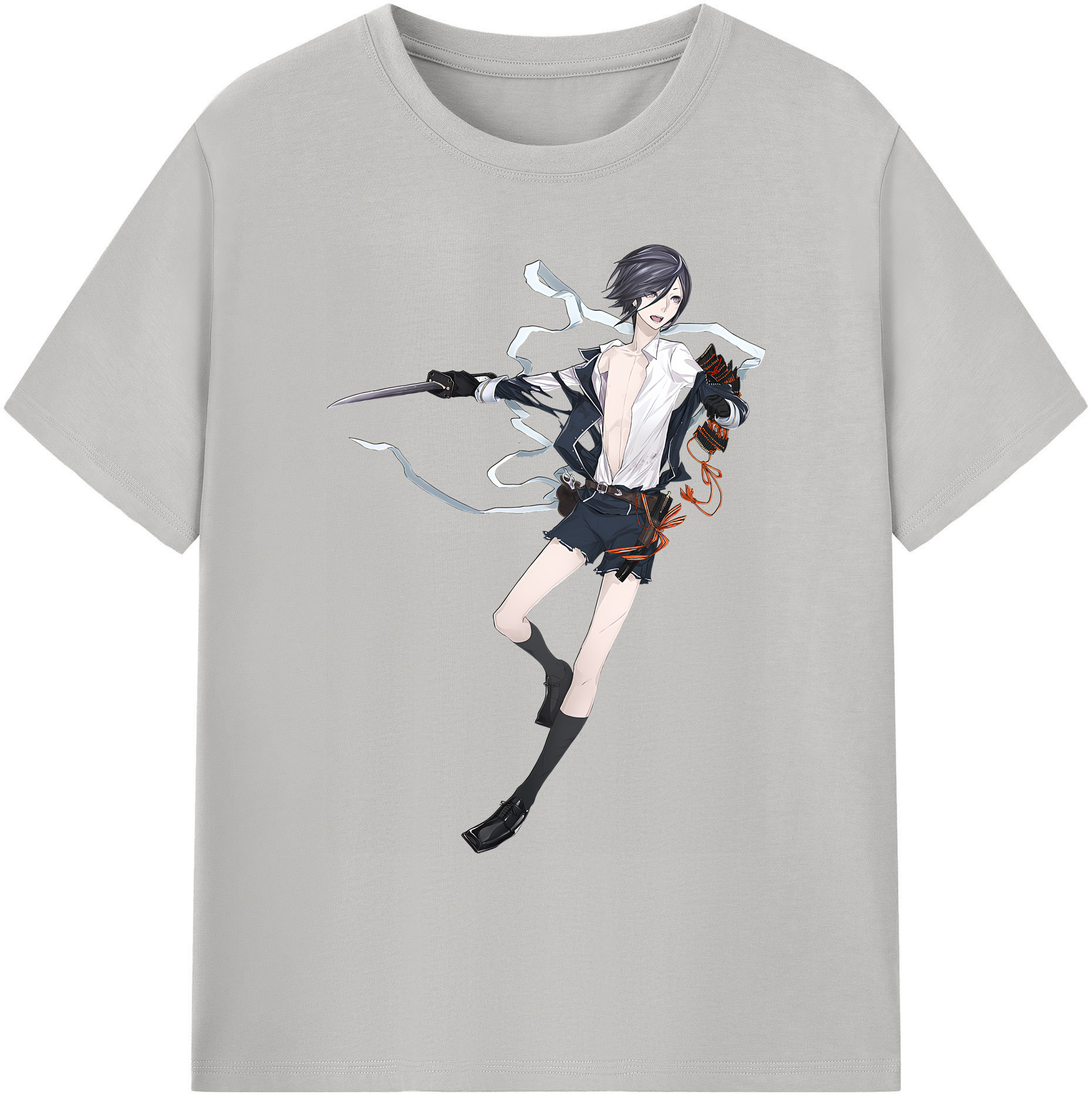 （画像用） 刀剣乱舞 Touken Ranbu 綿100％ メンズ半袖Tシャツ｜肌触りやわらか＆通気性