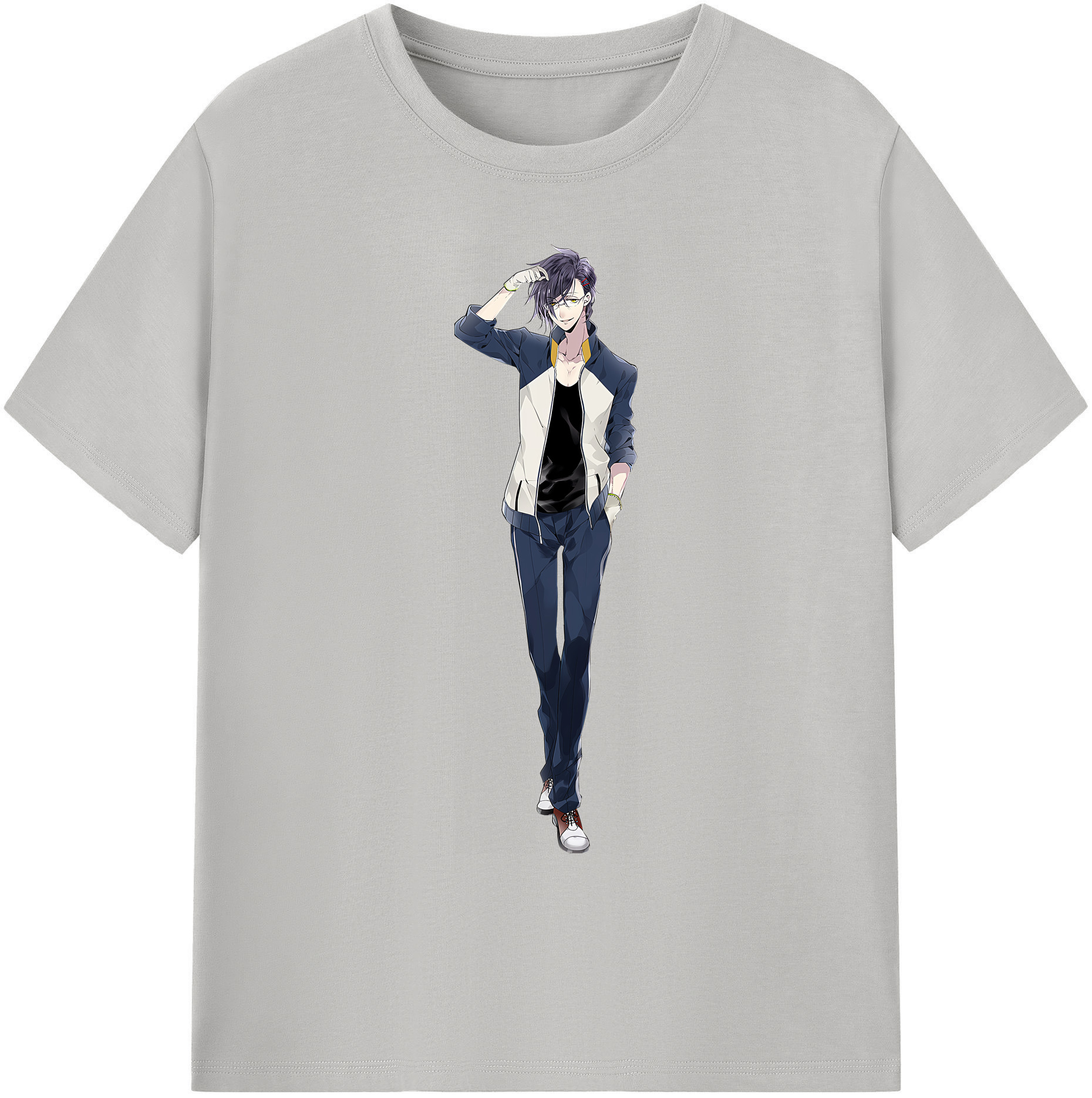 （画像用） 刀剣乱舞 Touken Ranbu 綿100％ メンズ半袖Tシャツ｜肌触りやわらか＆通気性