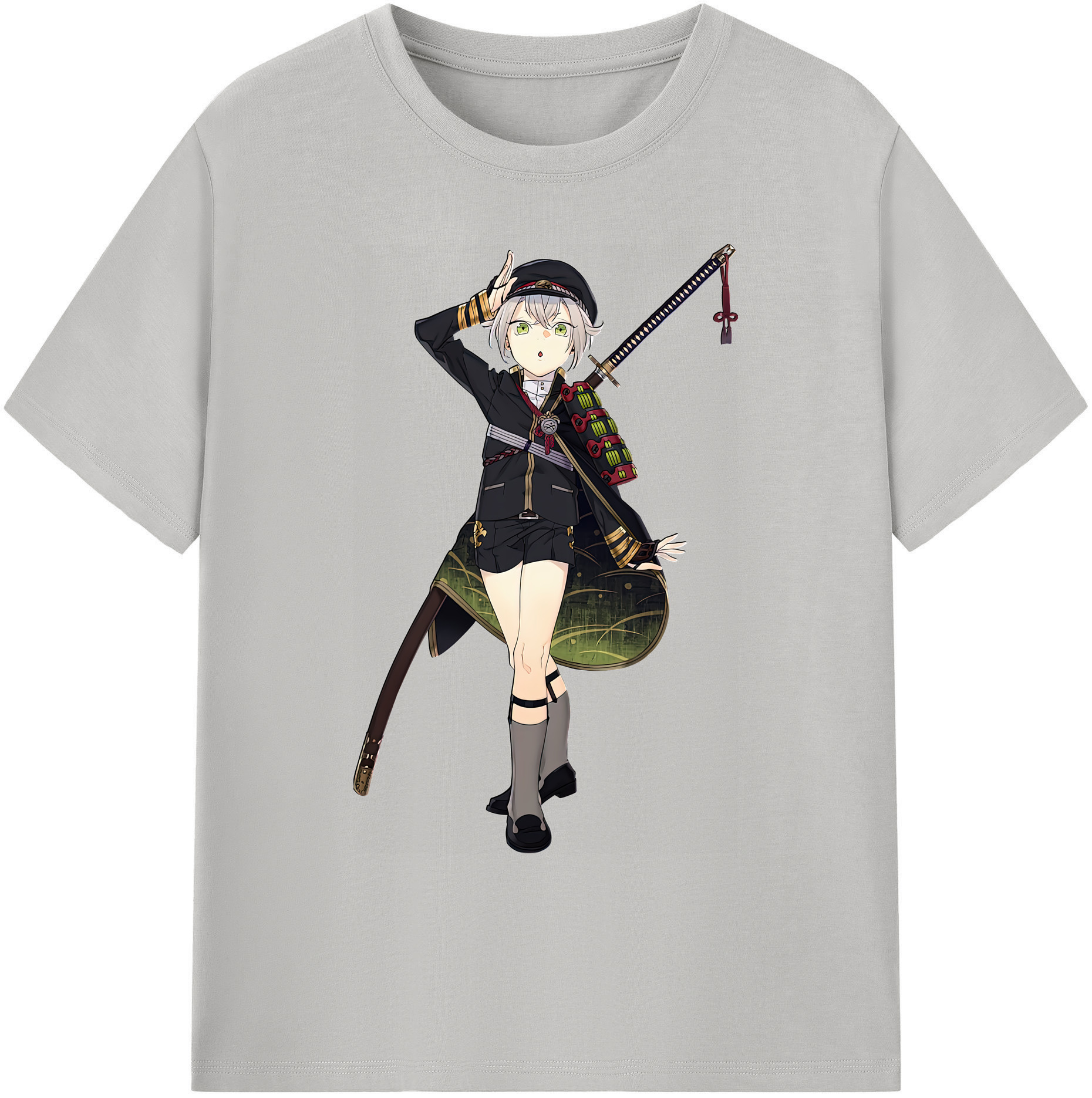 （画像用） 刀剣乱舞 Touken Ranbu 綿100％ メンズ半袖Tシャツ｜肌触りやわらか＆通気性