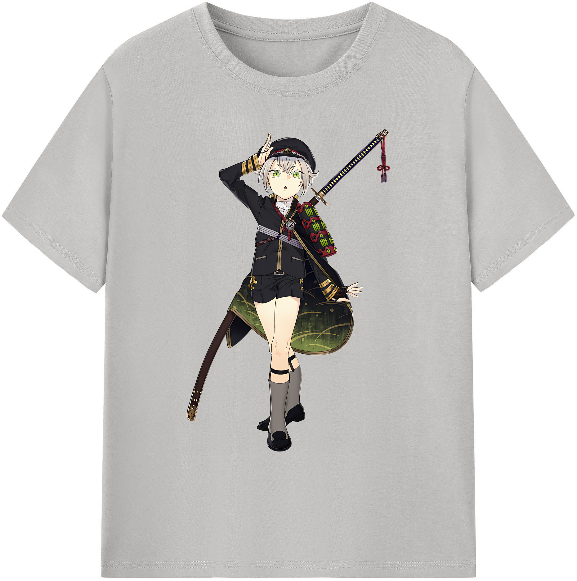 （画像用） 刀剣乱舞 Touken Ranbu 綿100％ メンズ半袖Tシャツ｜肌触りやわらか＆通気性