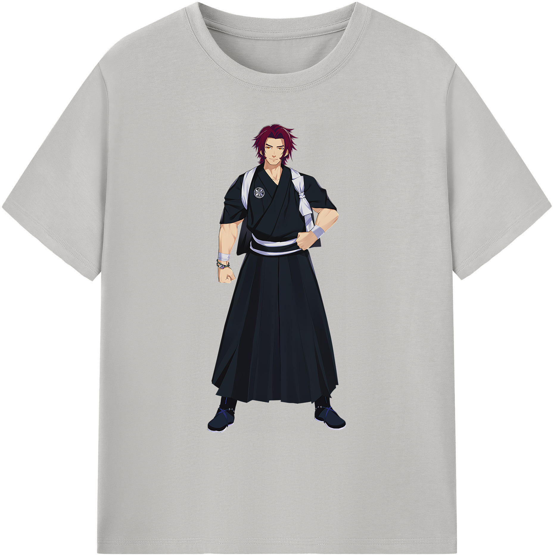 （画像用） 刀剣乱舞 Touken Ranbu 綿100％ メンズ半袖Tシャツ｜肌触りやわらか＆通気性