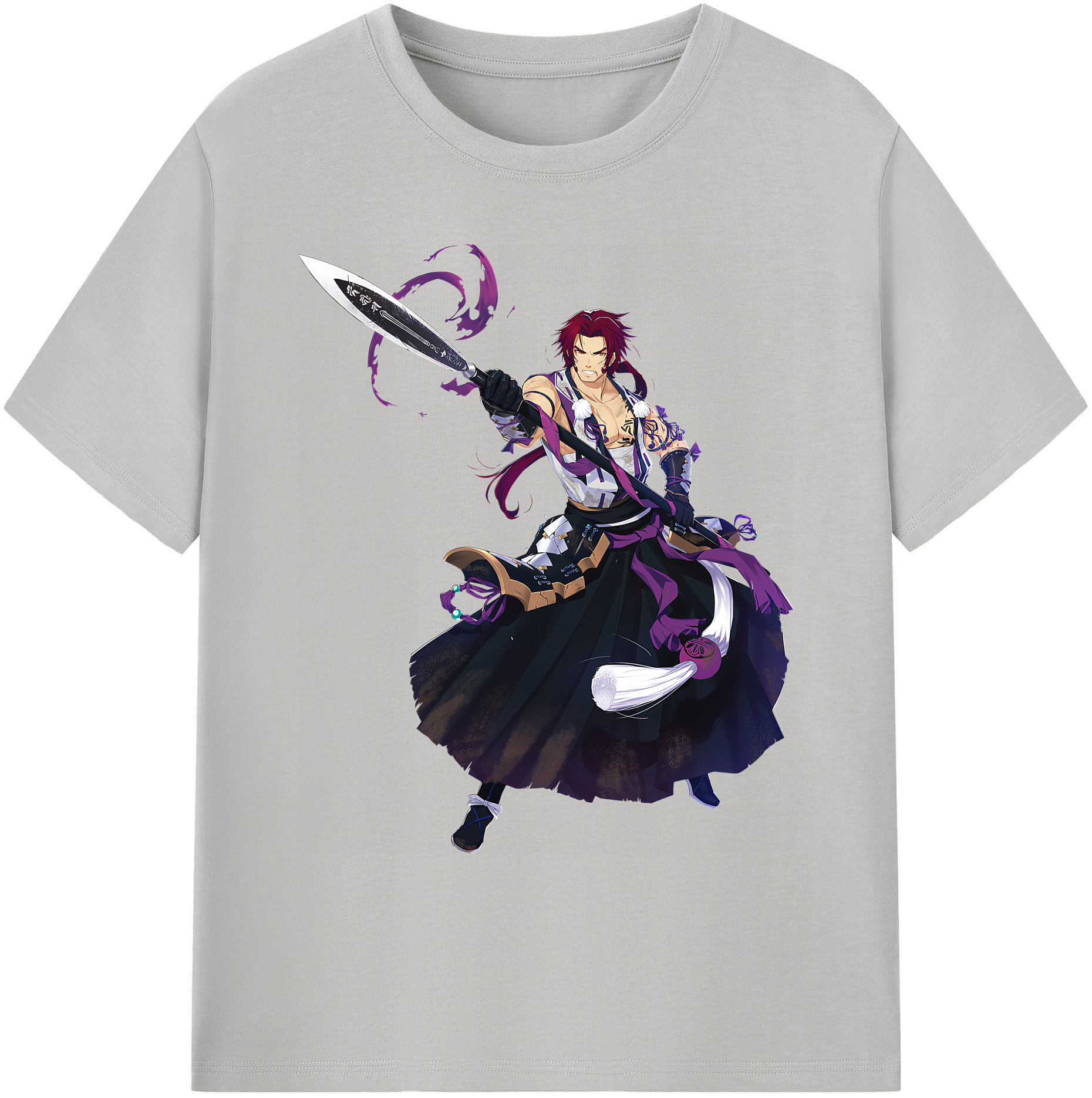（画像用） 刀剣乱舞 Touken Ranbu 綿100％ メンズ半袖Tシャツ｜肌触りやわらか＆通気性