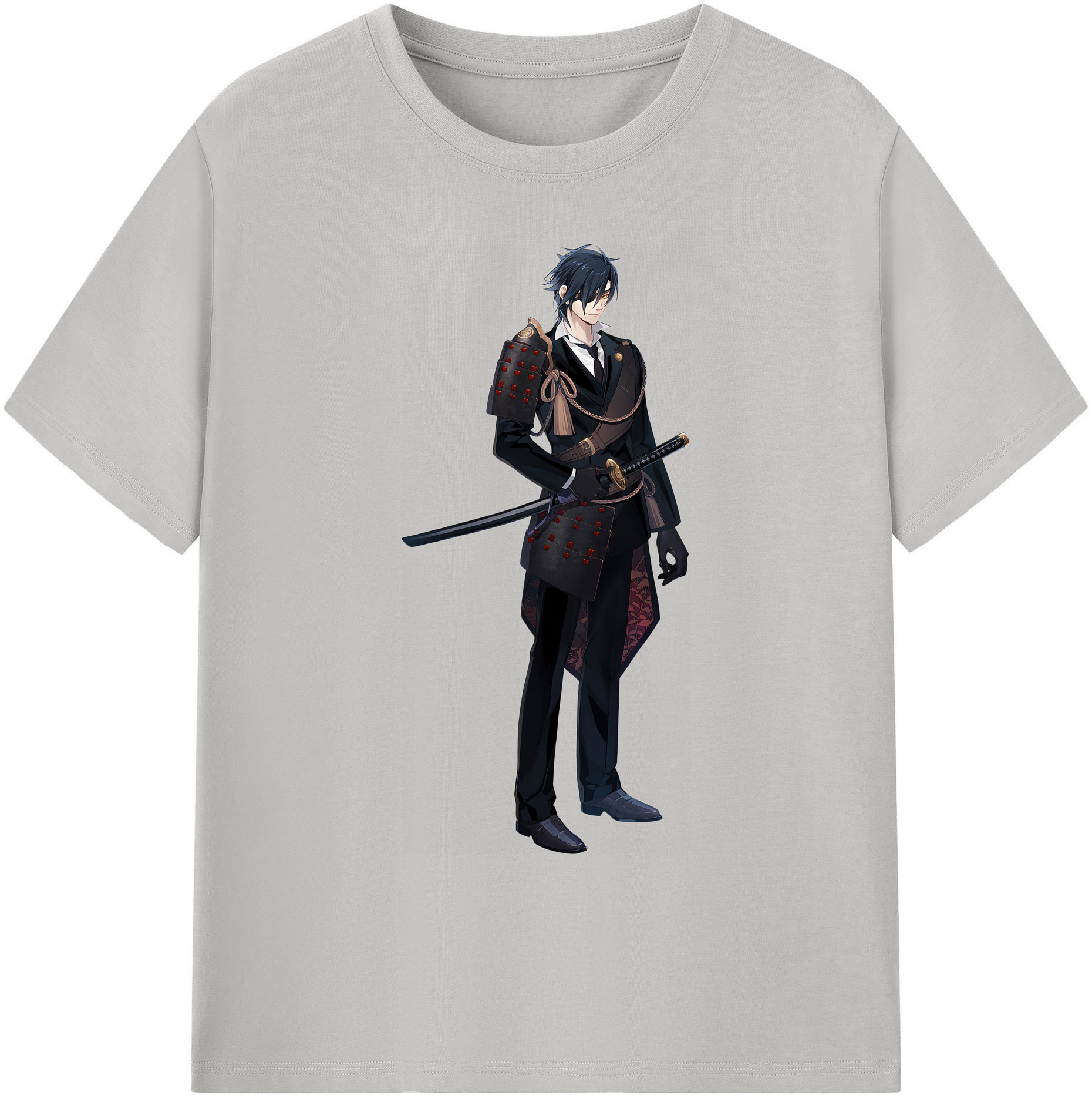 （画像用） 刀剣乱舞 Touken Ranbu 綿100％ メンズ半袖Tシャツ｜肌触りやわらか＆通気性