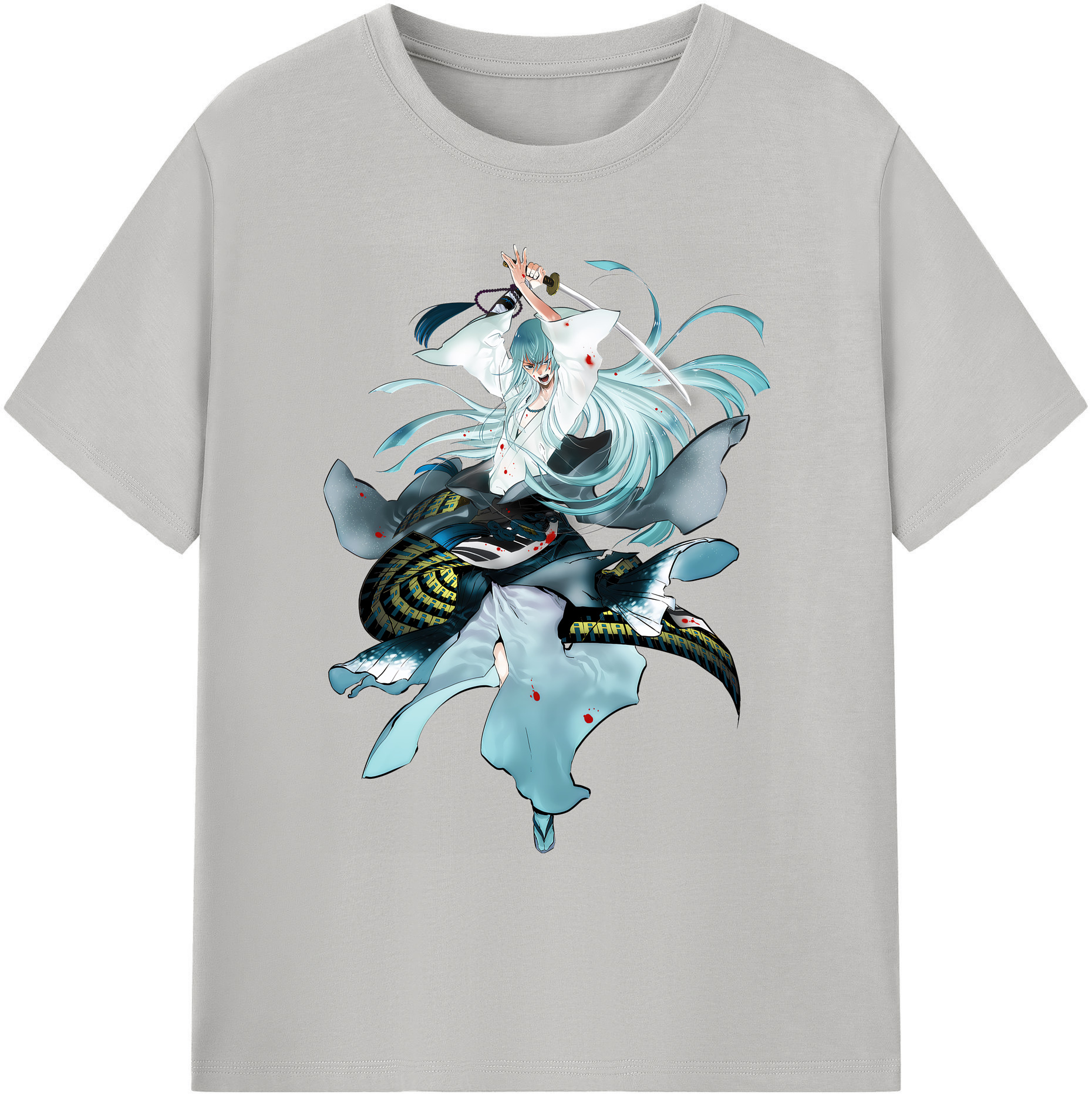 （画像用） 刀剣乱舞 Touken Ranbu 綿100％ メンズ半袖Tシャツ｜肌触りやわらか＆通気性