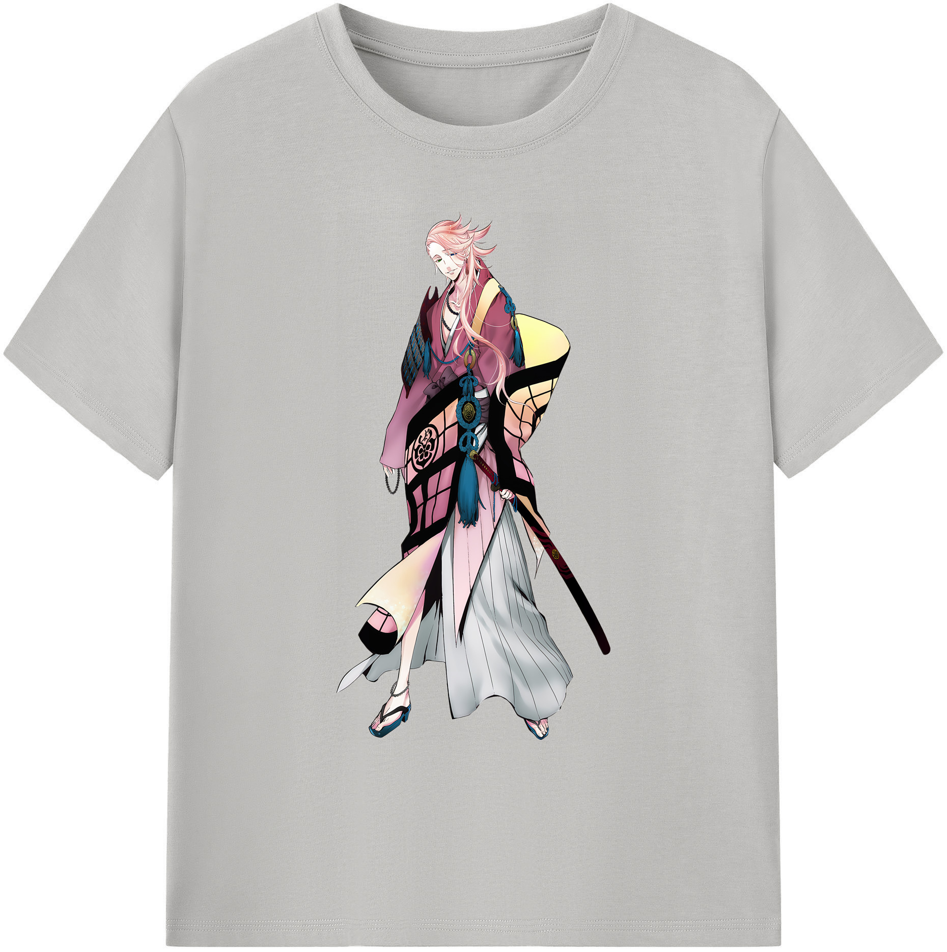 （画像用） 刀剣乱舞 Touken Ranbu 綿100％ メンズ半袖Tシャツ｜肌触りやわらか＆通気性