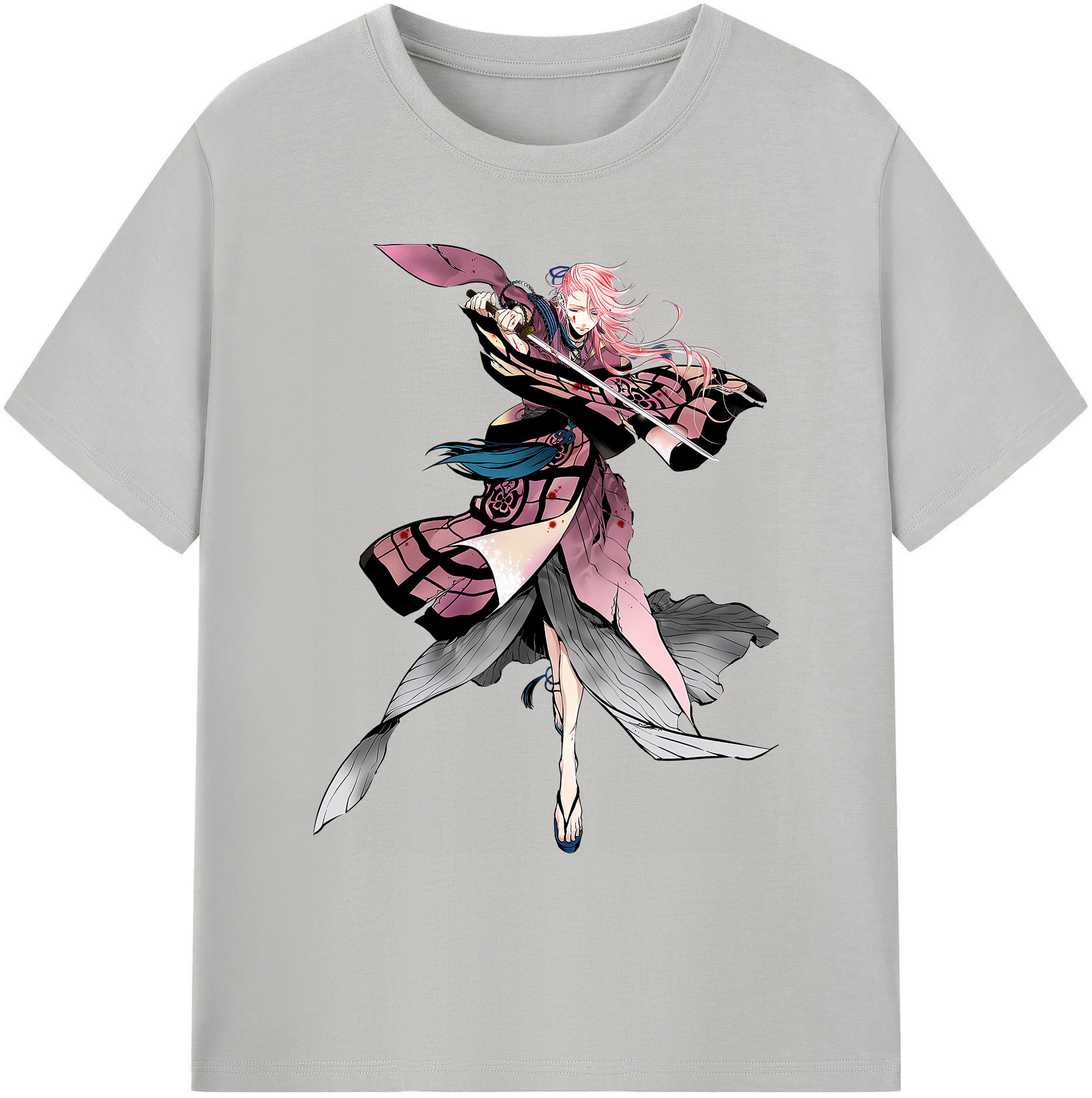 （画像用） 刀剣乱舞 Touken Ranbu 綿100％ メンズ半袖Tシャツ｜肌触りやわらか＆通気性