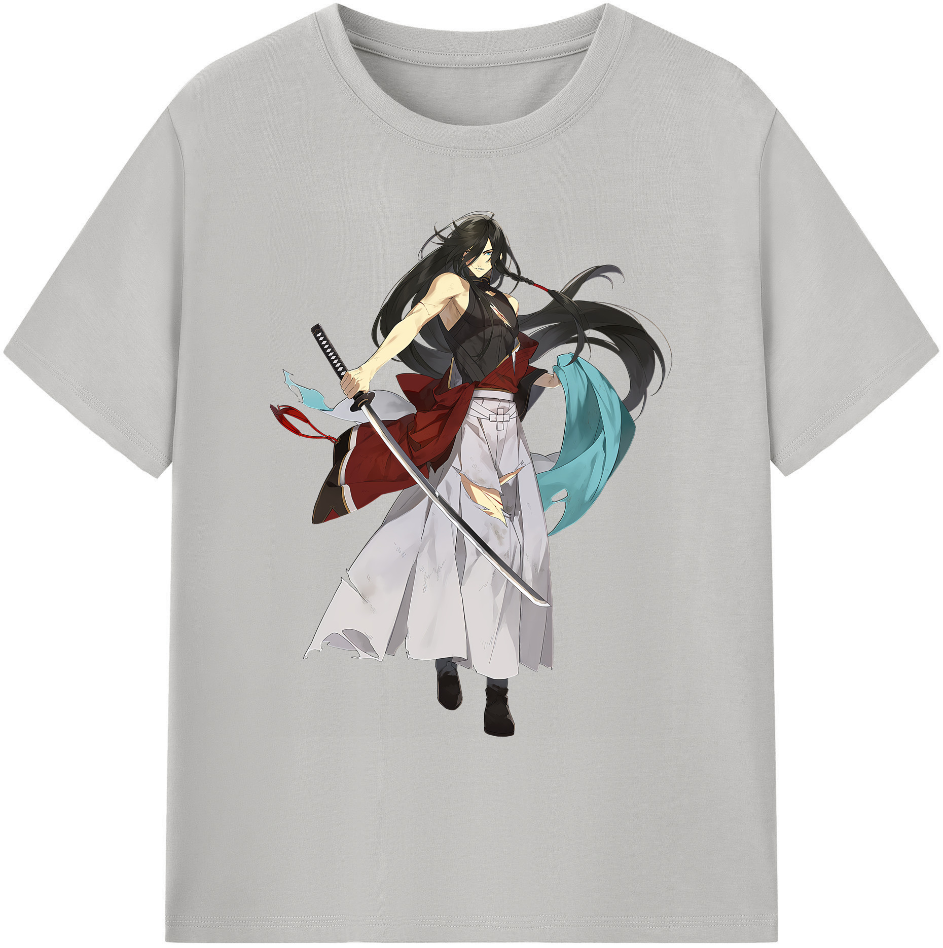 （画像用） 刀剣乱舞 Touken Ranbu 綿100％ メンズ半袖Tシャツ｜肌触りやわらか＆通気性