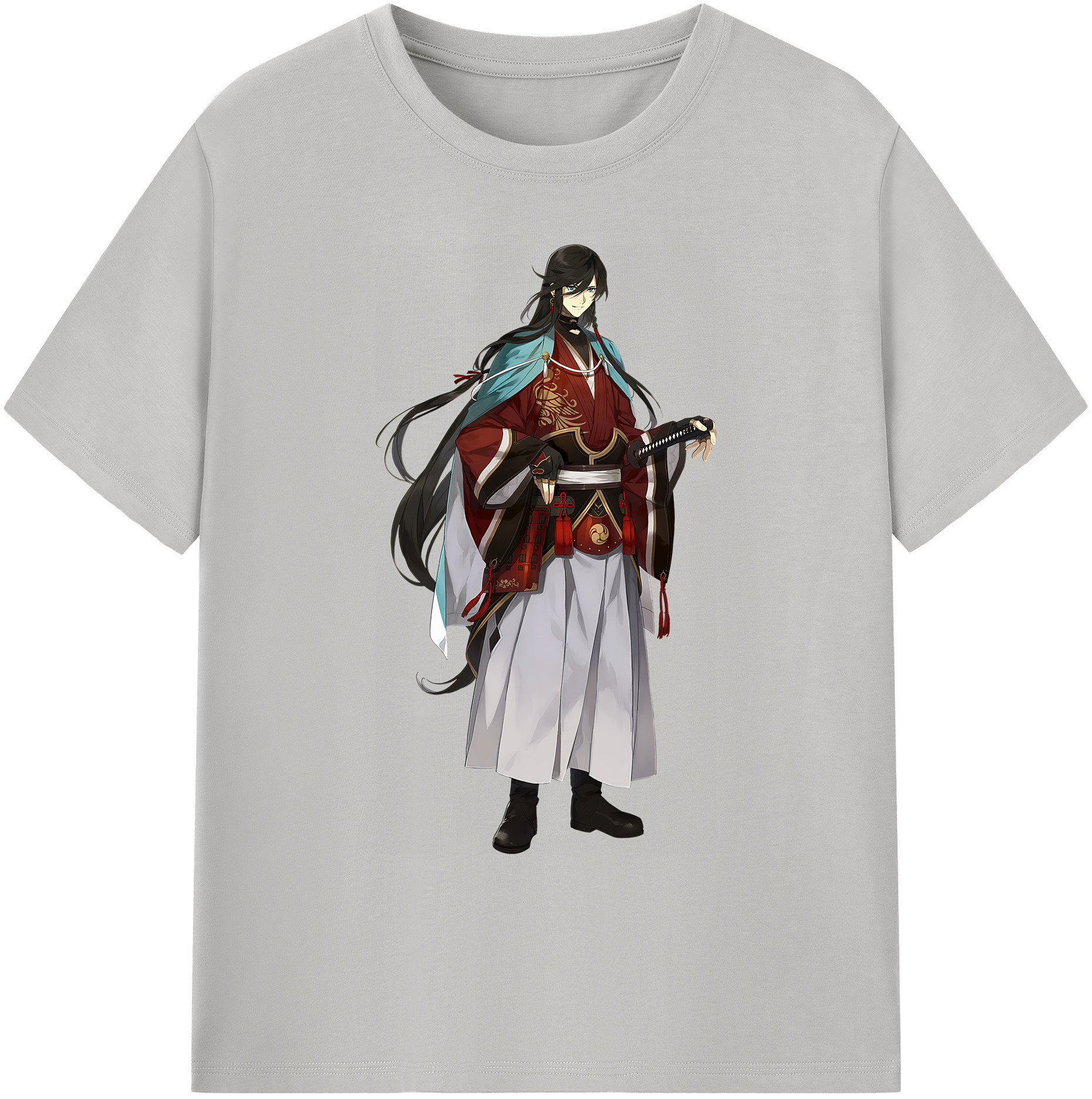 （画像用） 刀剣乱舞 Touken Ranbu 綿100％ メンズ半袖Tシャツ｜肌触りやわらか＆通気性