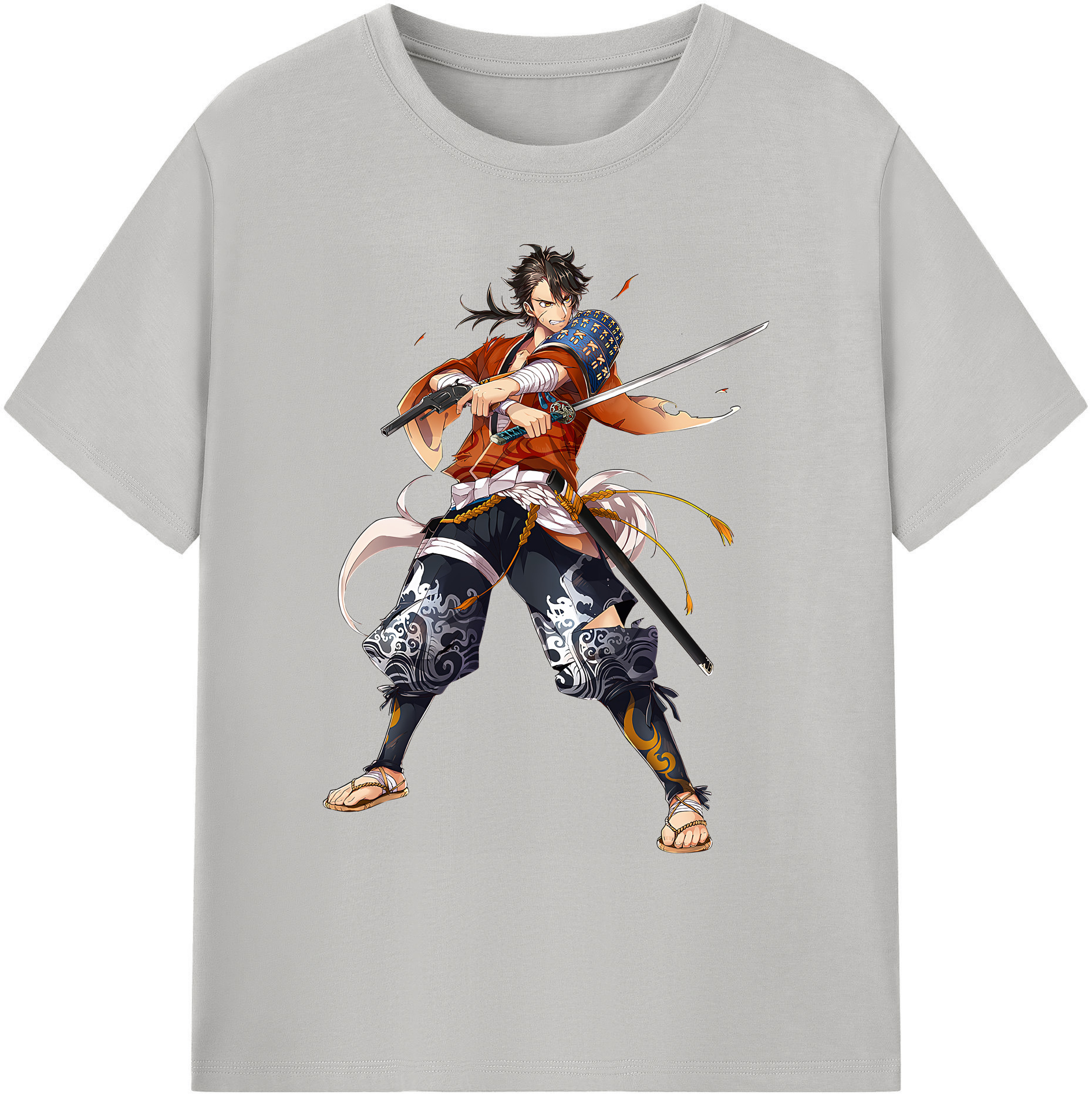 （画像用） 刀剣乱舞 Touken Ranbu 綿100％ メンズ半袖Tシャツ｜肌触りやわらか＆通気性