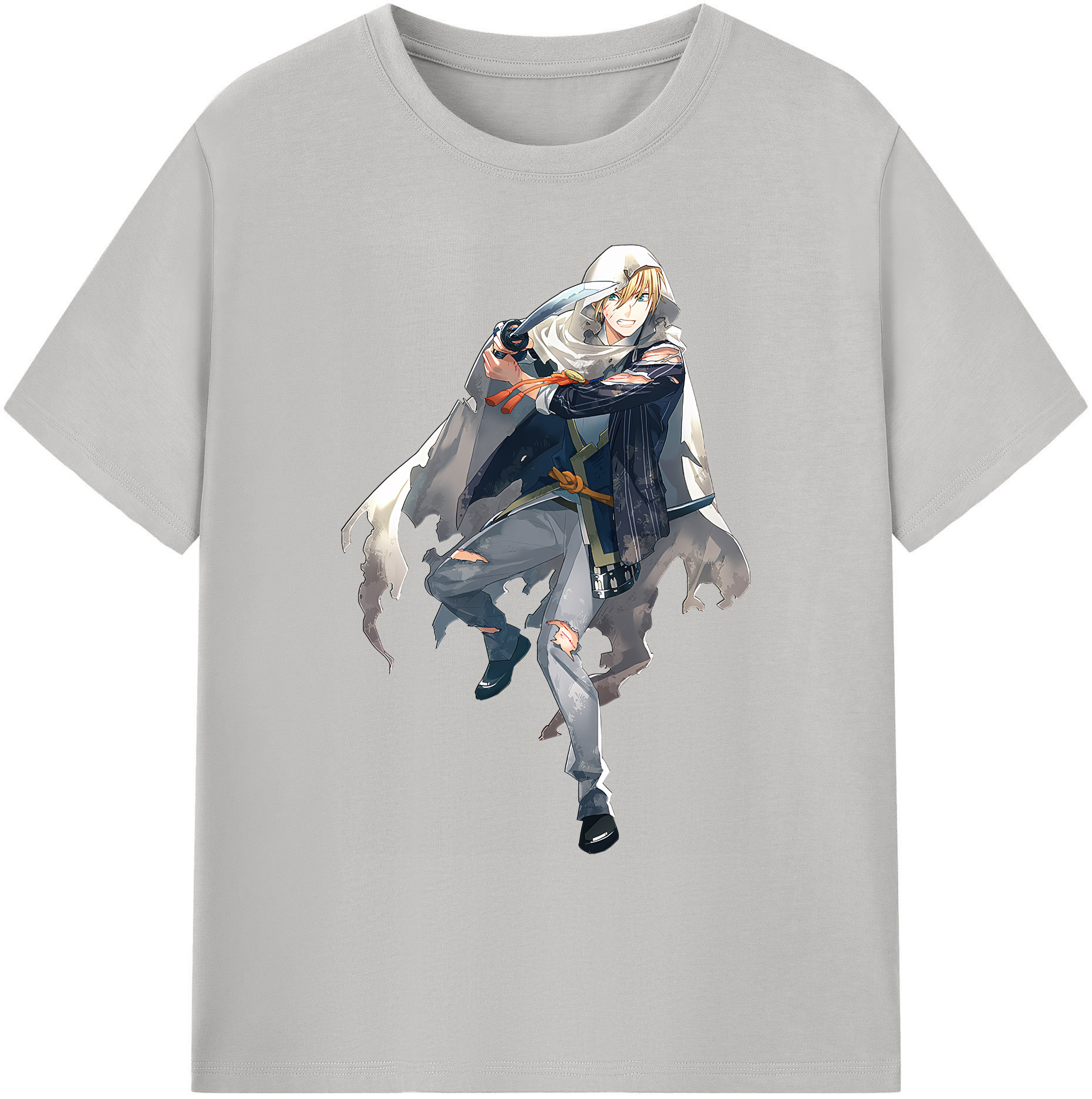 （画像用） 刀剣乱舞 Touken Ranbu 綿100％ メンズ半袖Tシャツ｜肌触りやわらか＆通気性