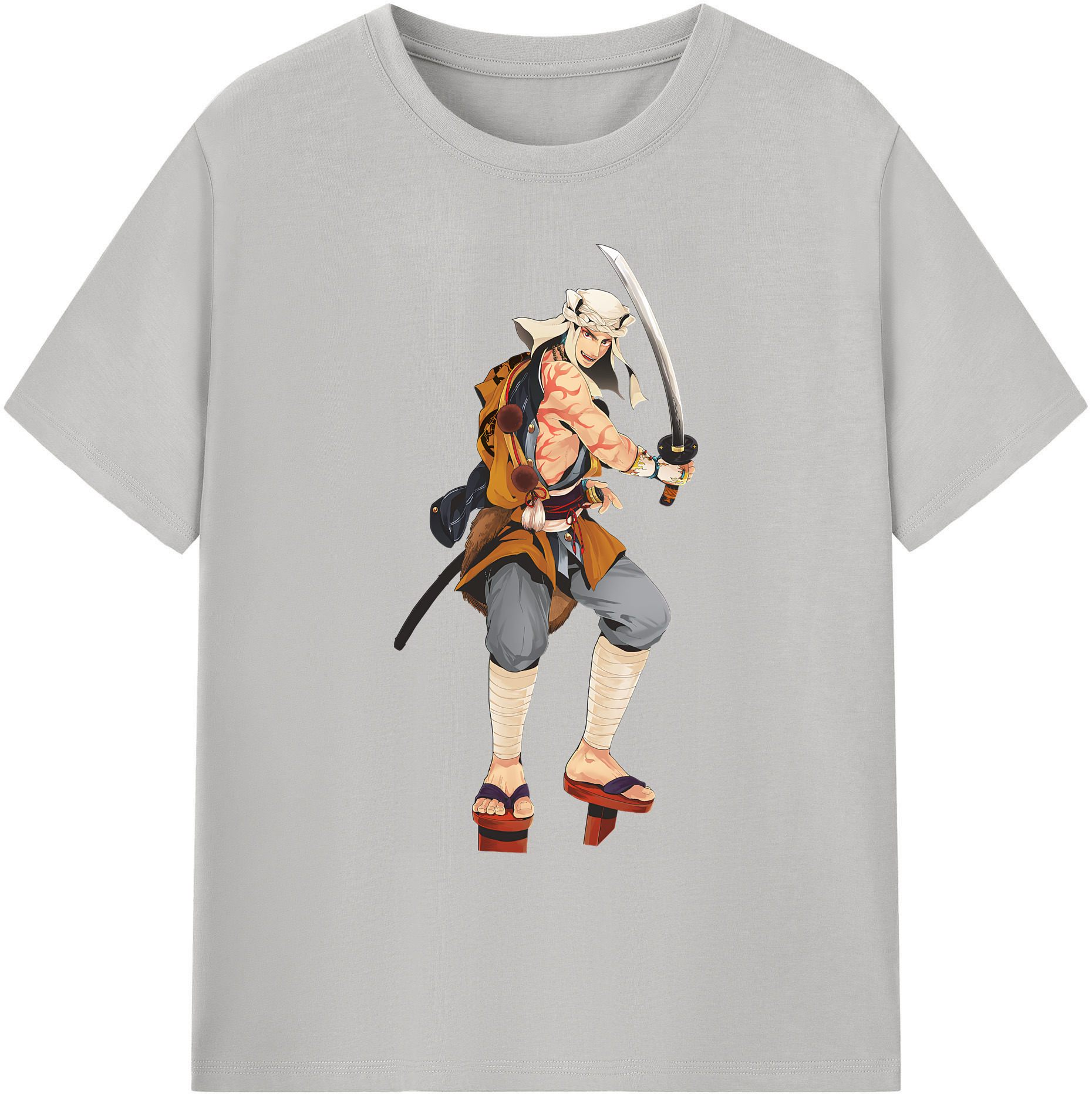 （画像用） 刀剣乱舞 Touken Ranbu 綿100％ メンズ半袖Tシャツ｜肌触りやわらか＆通気性