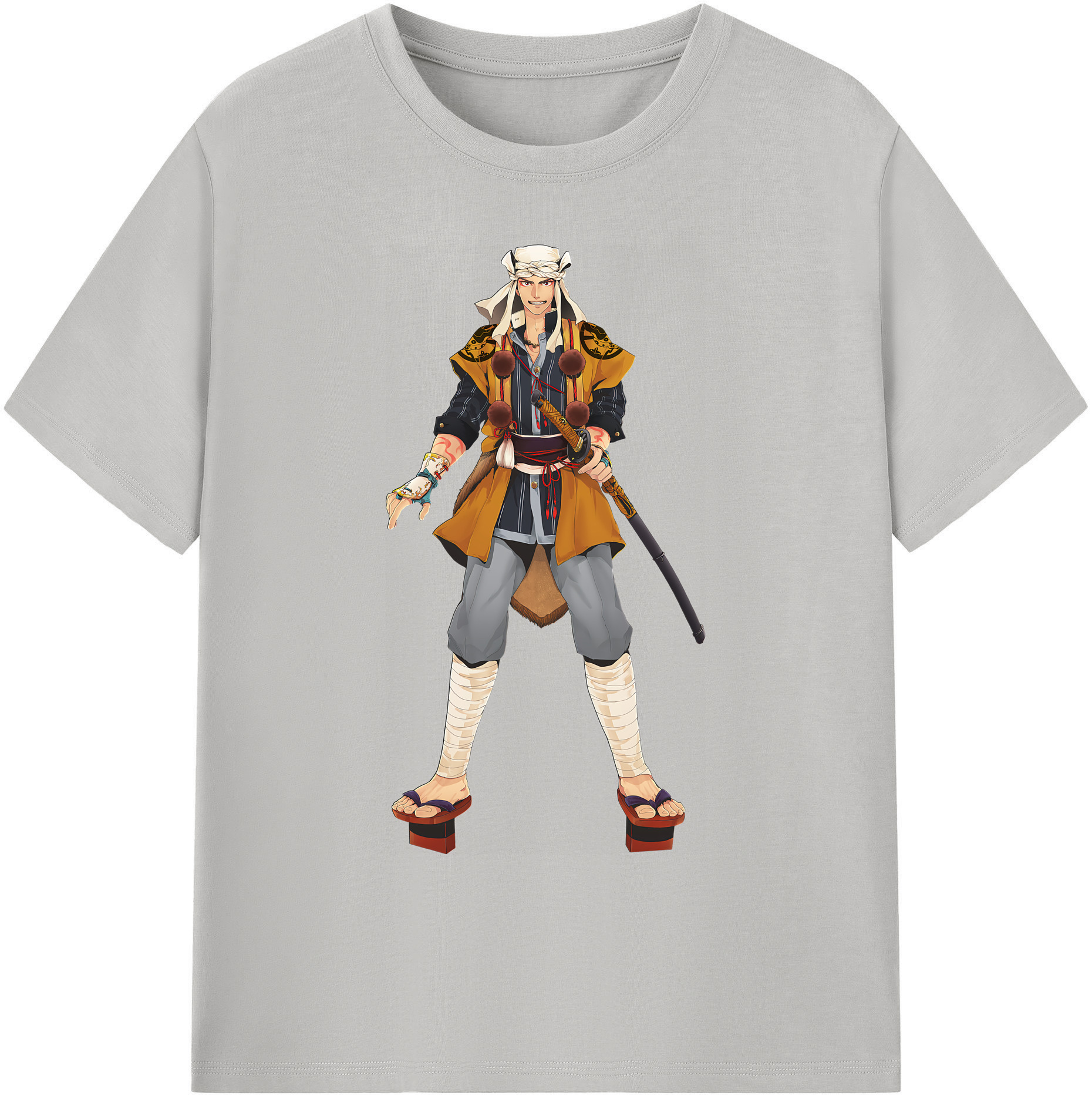 （画像用） 刀剣乱舞 Touken Ranbu 綿100％ メンズ半袖Tシャツ｜肌触りやわらか＆通気性