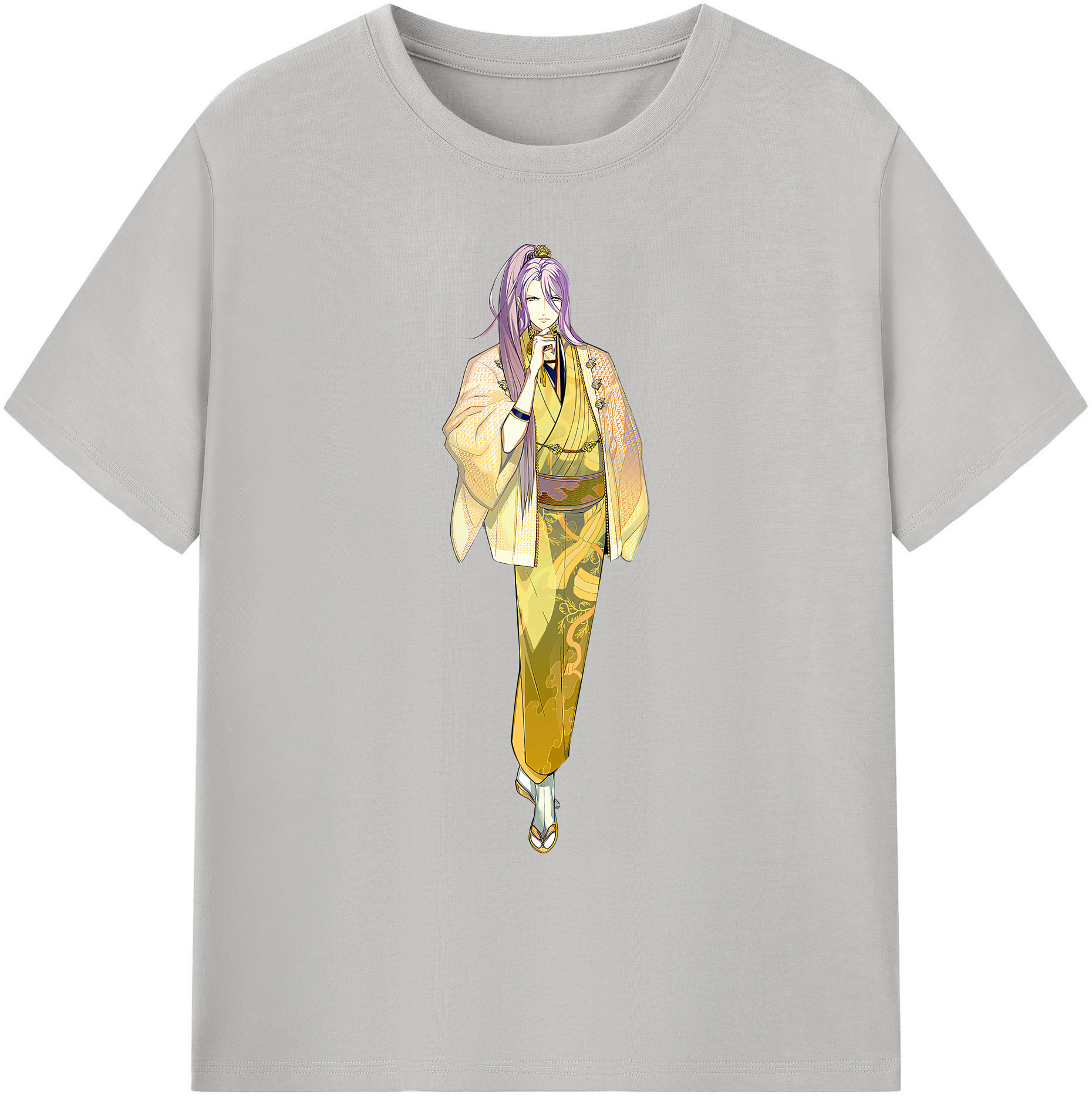 （画像用） 刀剣乱舞 Touken Ranbu 綿100％ メンズ半袖Tシャツ｜肌触りやわらか＆通気性