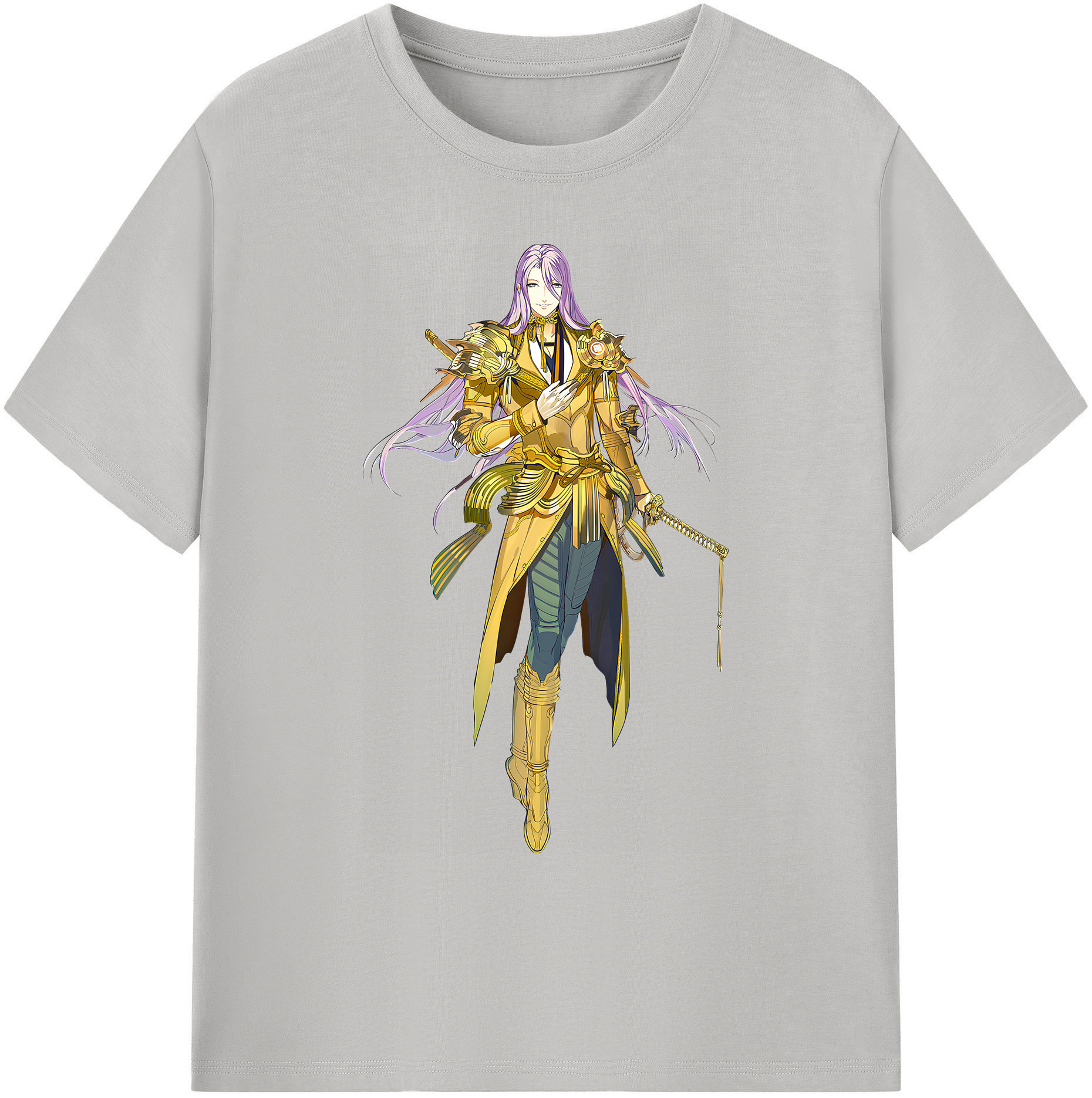 （画像用） 刀剣乱舞 Touken Ranbu 綿100％ メンズ半袖Tシャツ｜肌触りやわらか＆通気性