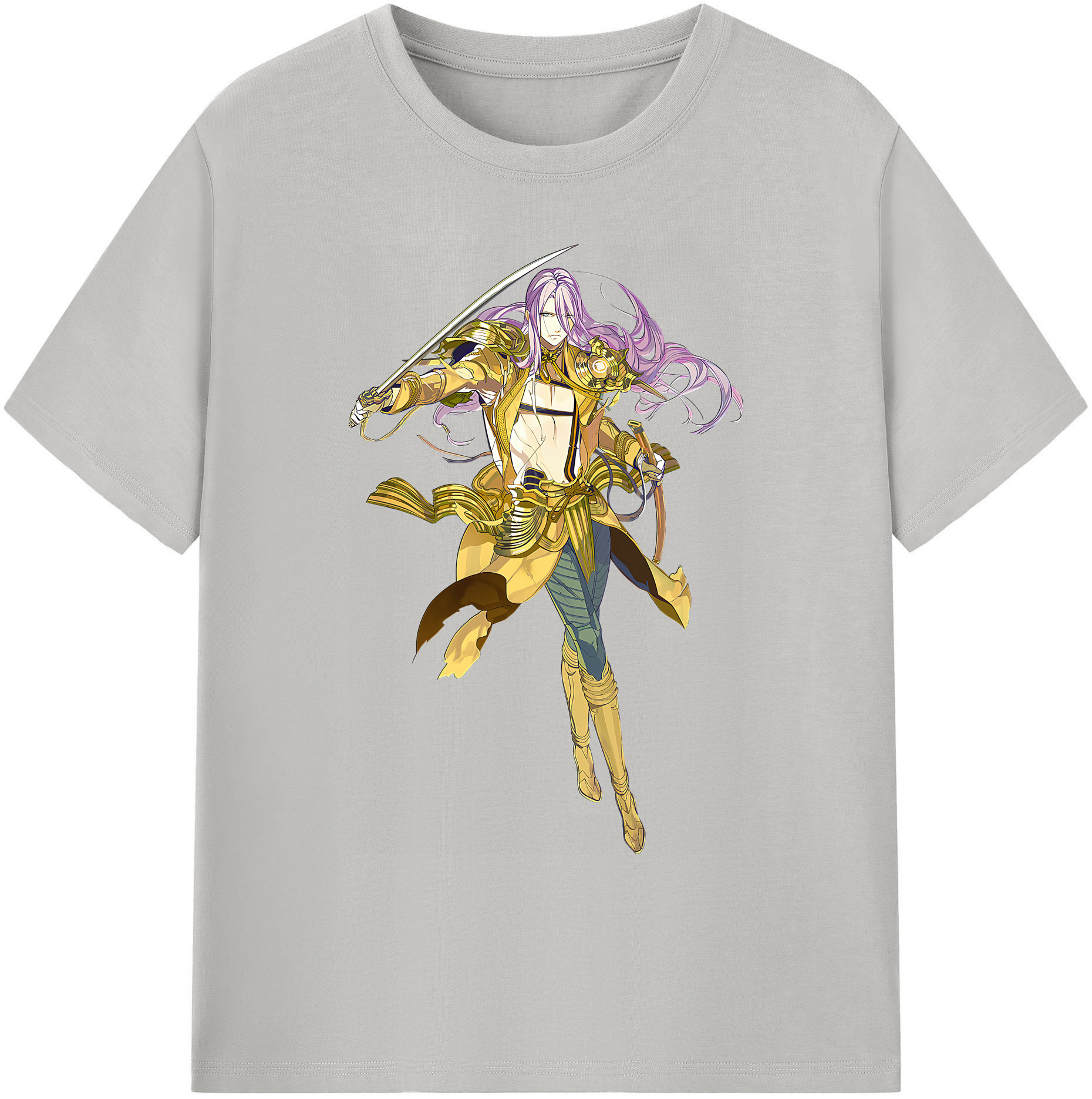 （画像用） 刀剣乱舞 Touken Ranbu 綿100％ メンズ半袖Tシャツ｜肌触りやわらか＆通気性