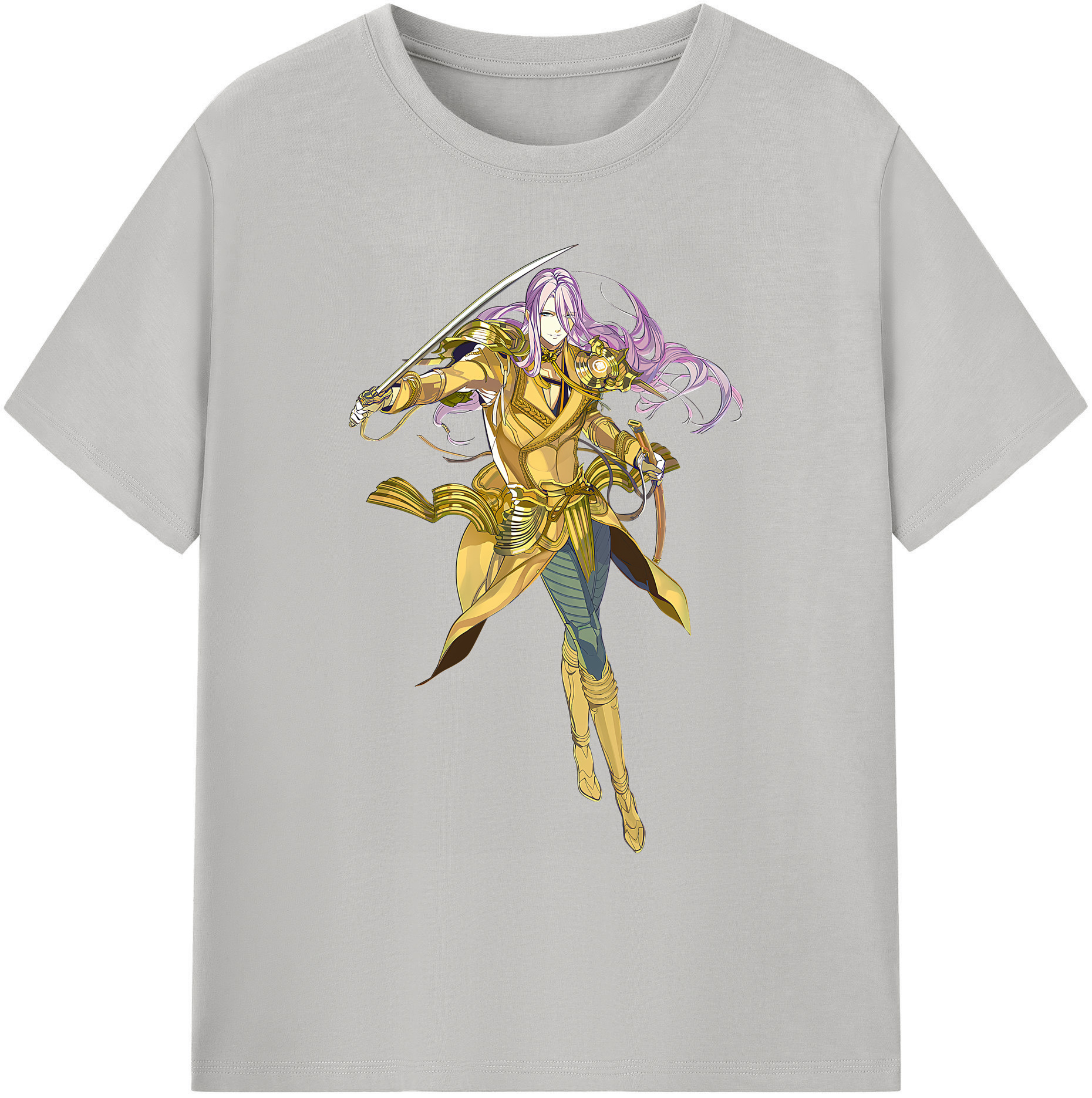（画像用） 刀剣乱舞 Touken Ranbu 綿100％ メンズ半袖Tシャツ｜肌触りやわらか＆通気性