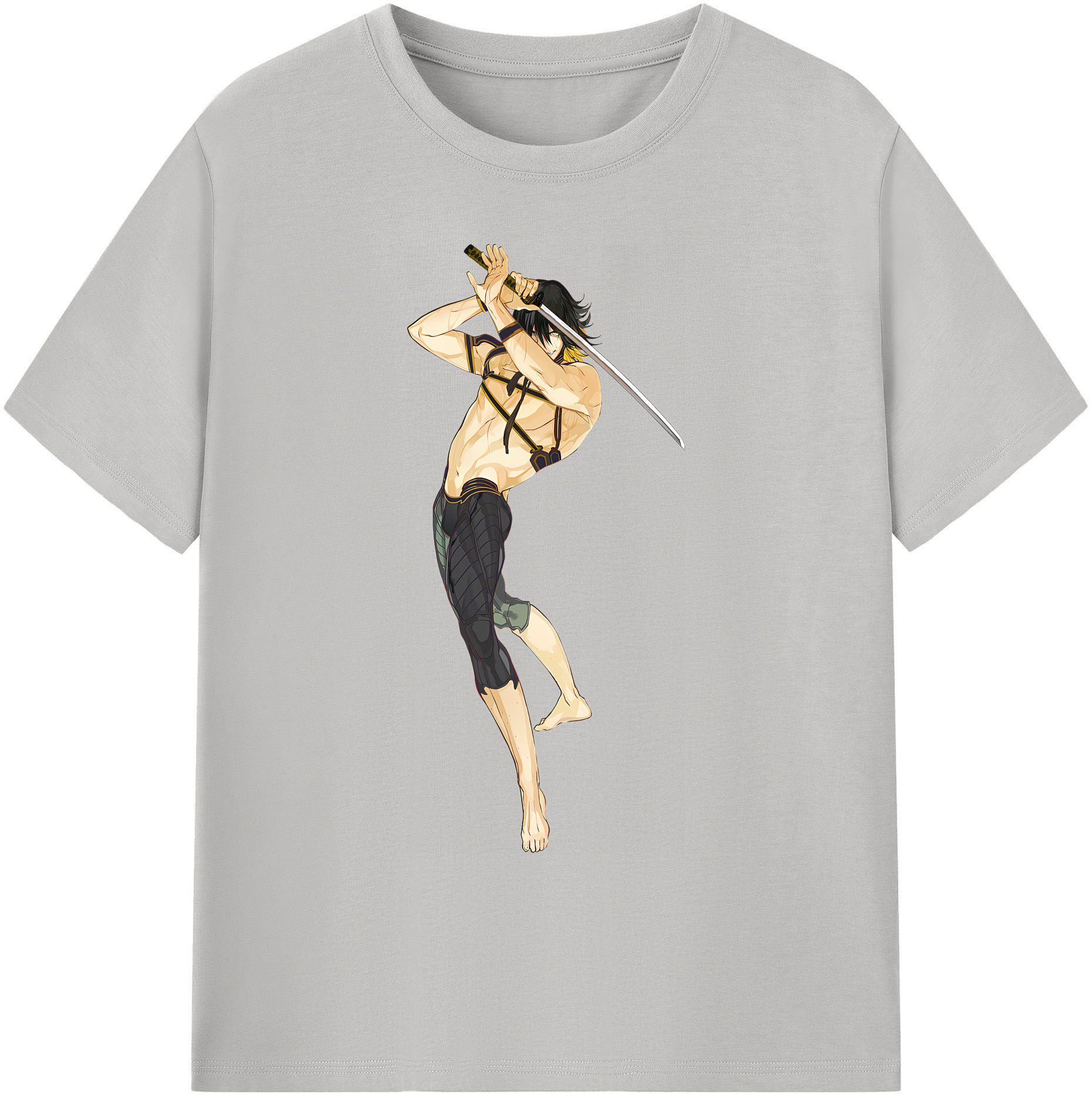 （画像用） 刀剣乱舞 Touken Ranbu 綿100％ メンズ半袖Tシャツ｜肌触りやわらか＆通気性