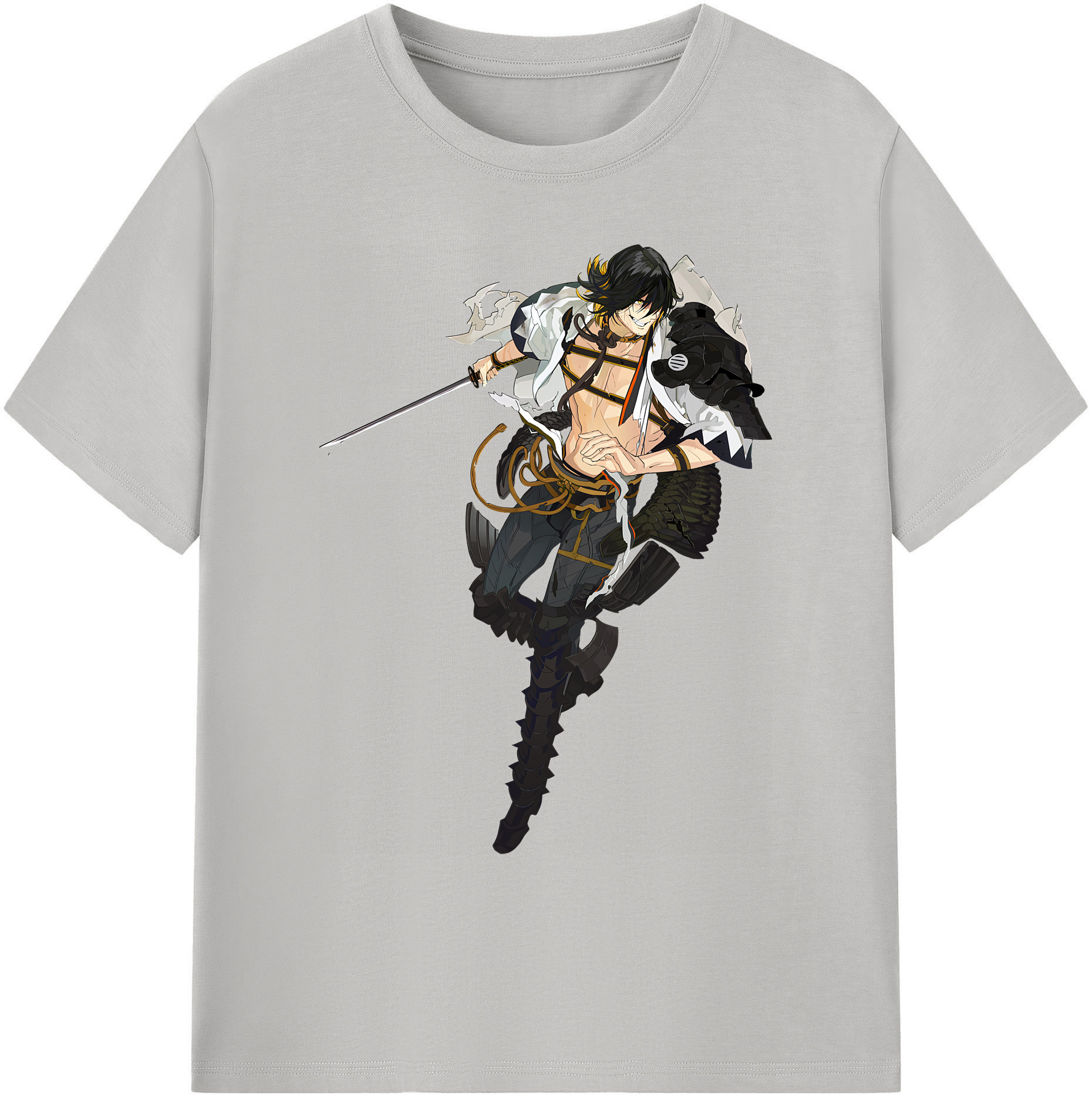 （画像用） 刀剣乱舞 Touken Ranbu 綿100％ メンズ半袖Tシャツ｜肌触りやわらか＆通気性
