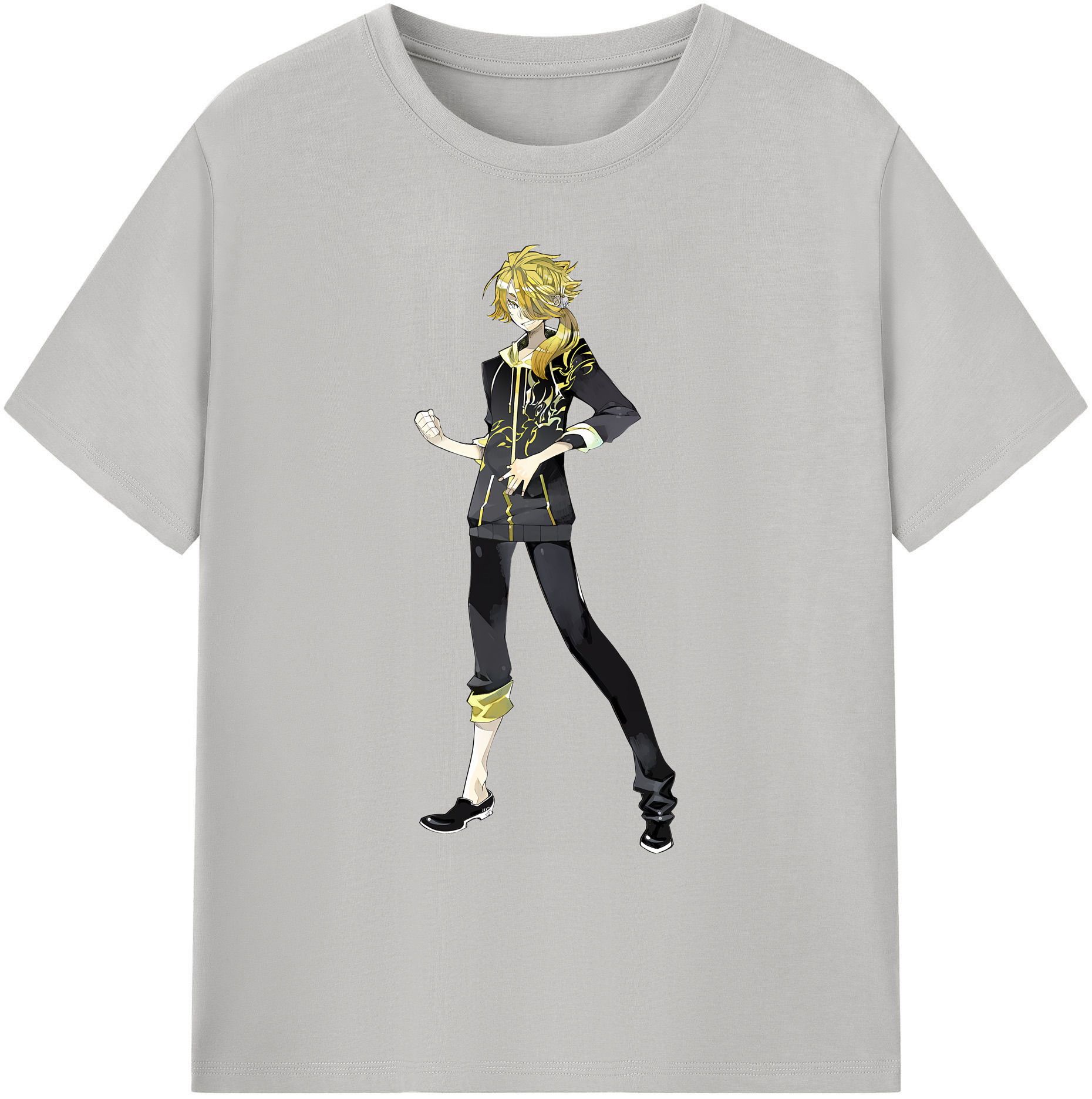 （画像用） 刀剣乱舞 Touken Ranbu 綿100％ メンズ半袖Tシャツ｜肌触りやわらか＆通気性