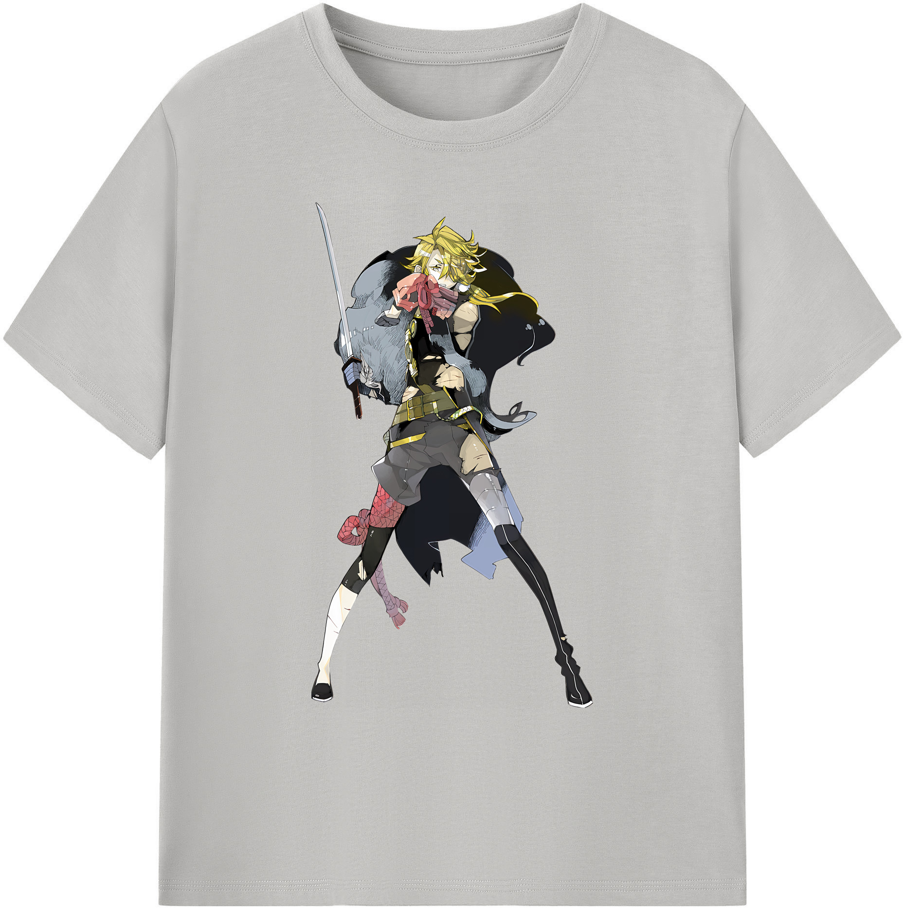 （画像用） 刀剣乱舞 Touken Ranbu 綿100％ メンズ半袖Tシャツ｜肌触りやわらか＆通気性