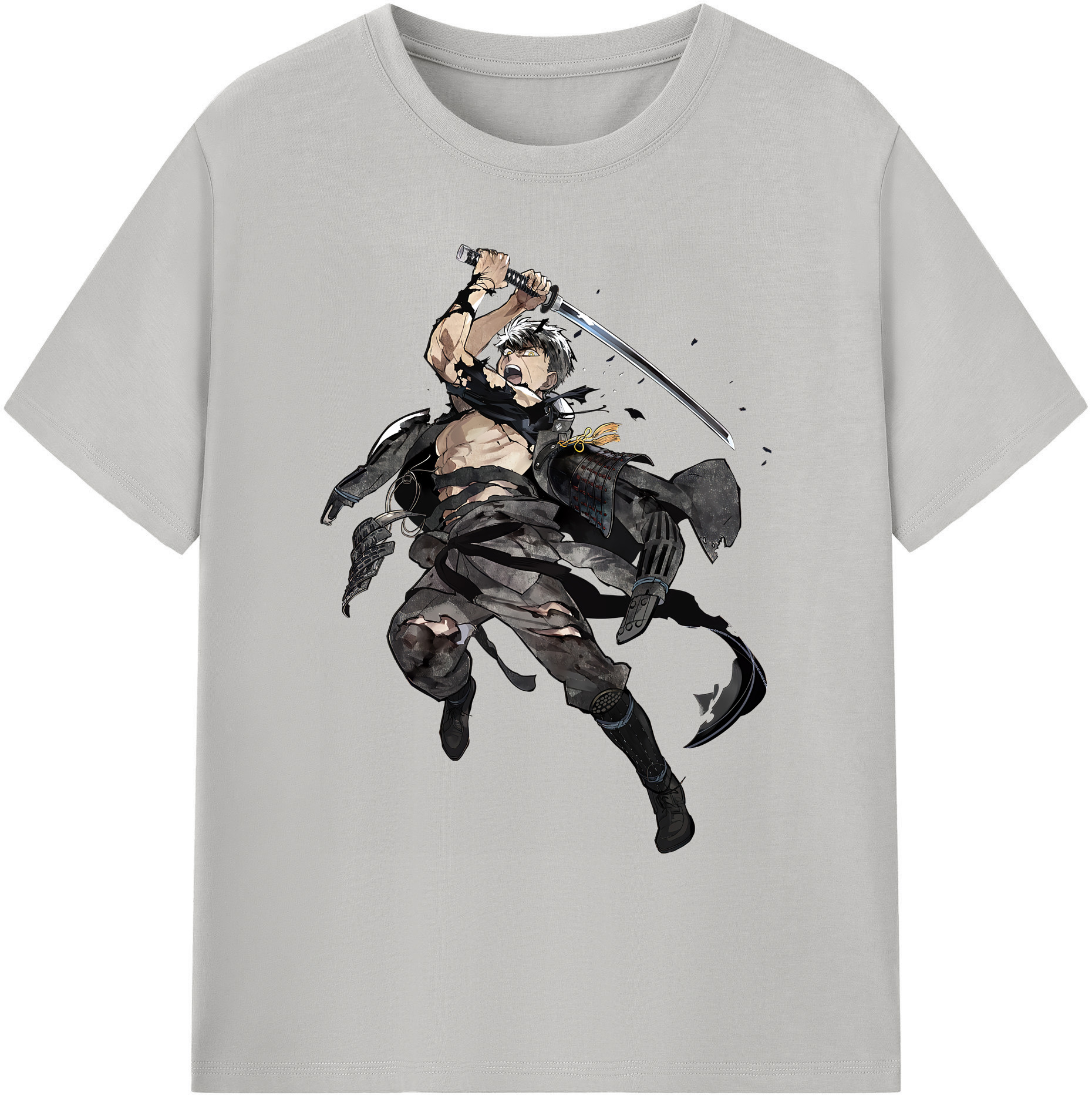 （画像用） 刀剣乱舞 Touken Ranbu 綿100％ メンズ半袖Tシャツ｜肌触りやわらか＆通気性