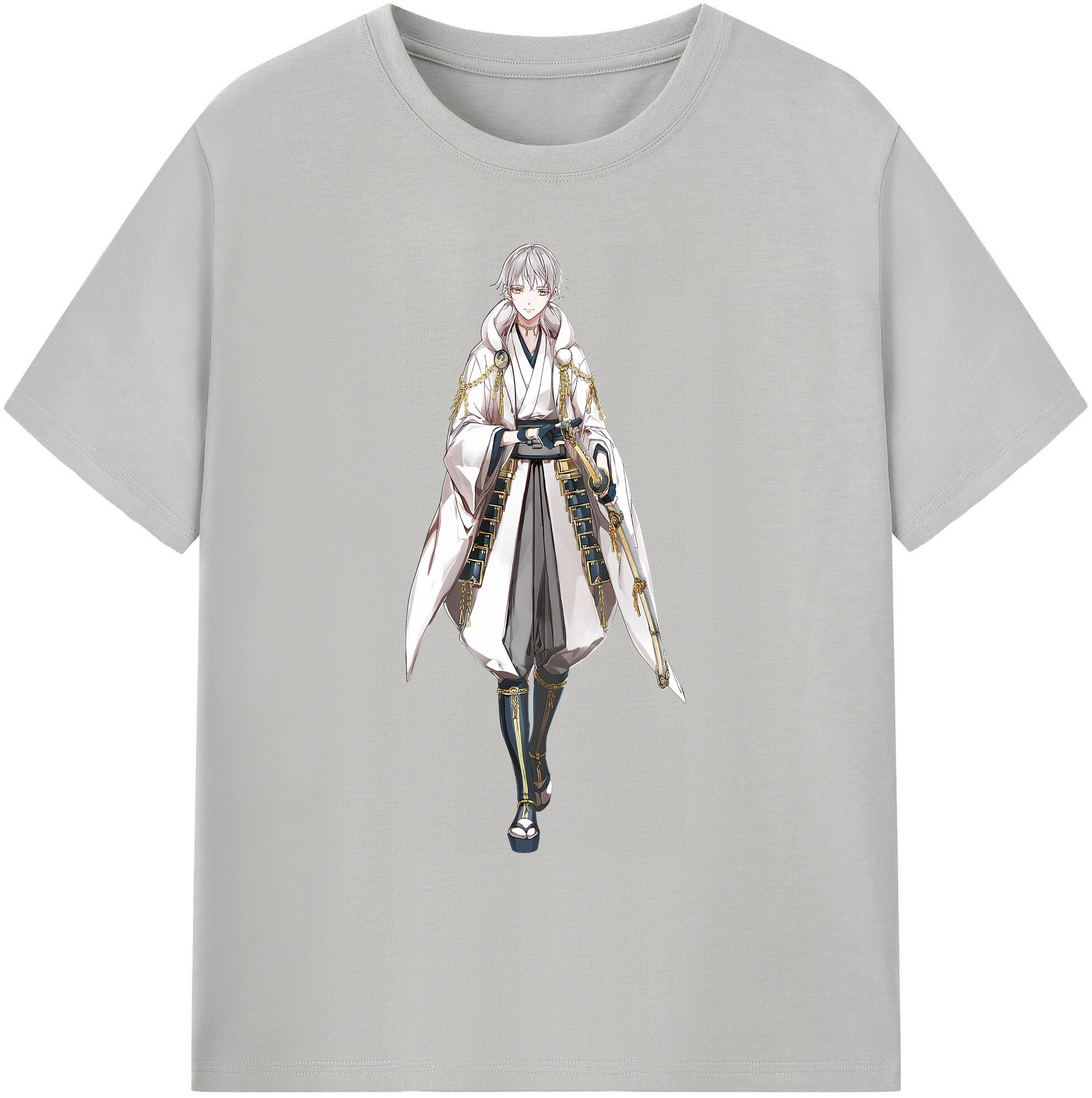 （画像用） 刀剣乱舞 Touken Ranbu 綿100％ メンズ半袖Tシャツ｜肌触りやわらか＆通気性