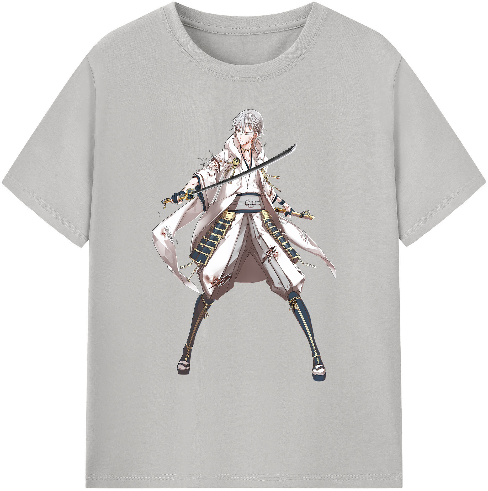 （画像用） 刀剣乱舞 Touken Ranbu 綿100％ メンズ半袖Tシャツ｜肌触りやわらか＆通気性