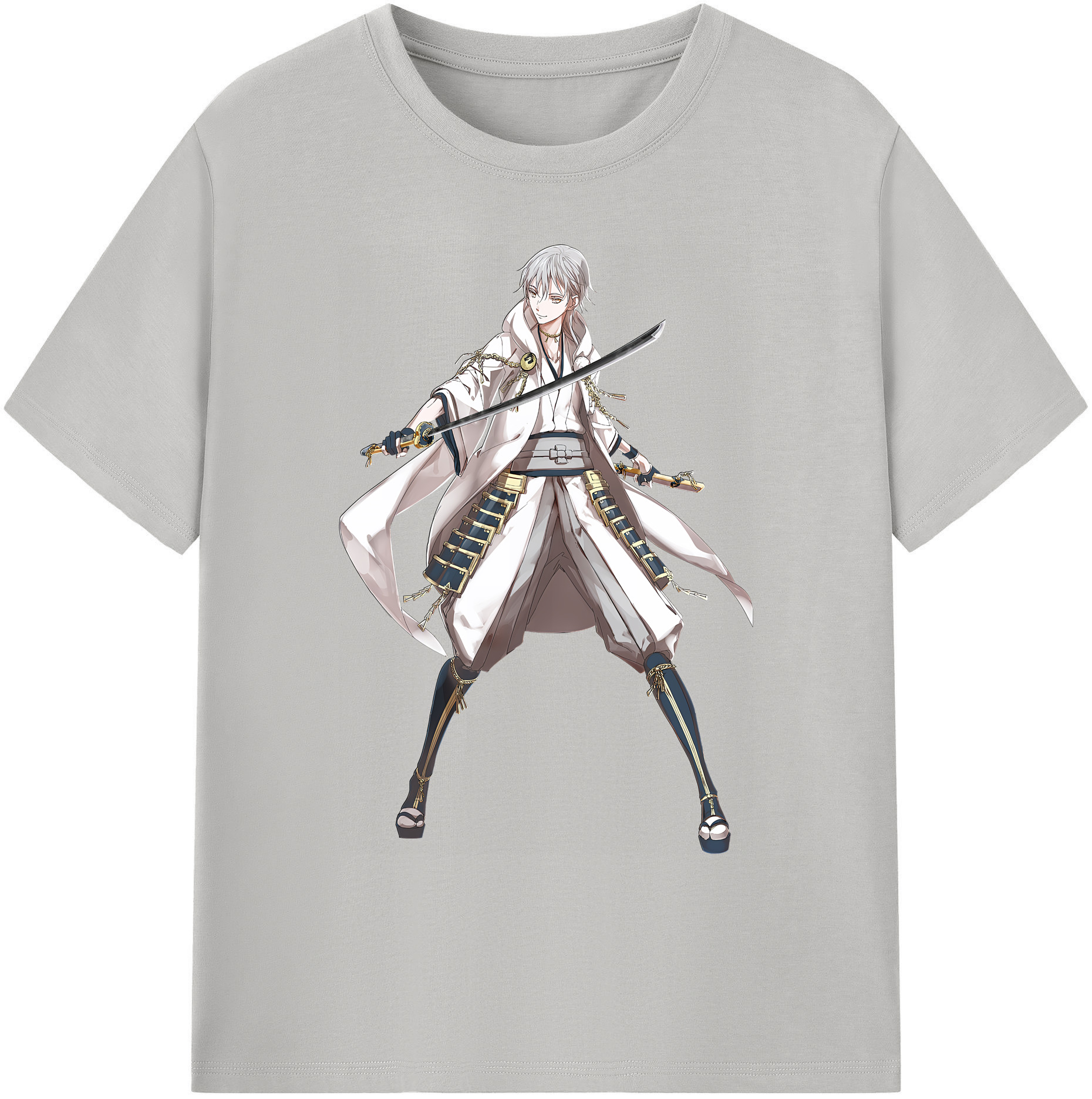 （画像用） 刀剣乱舞 Touken Ranbu 綿100％ メンズ半袖Tシャツ｜肌触りやわらか＆通気性