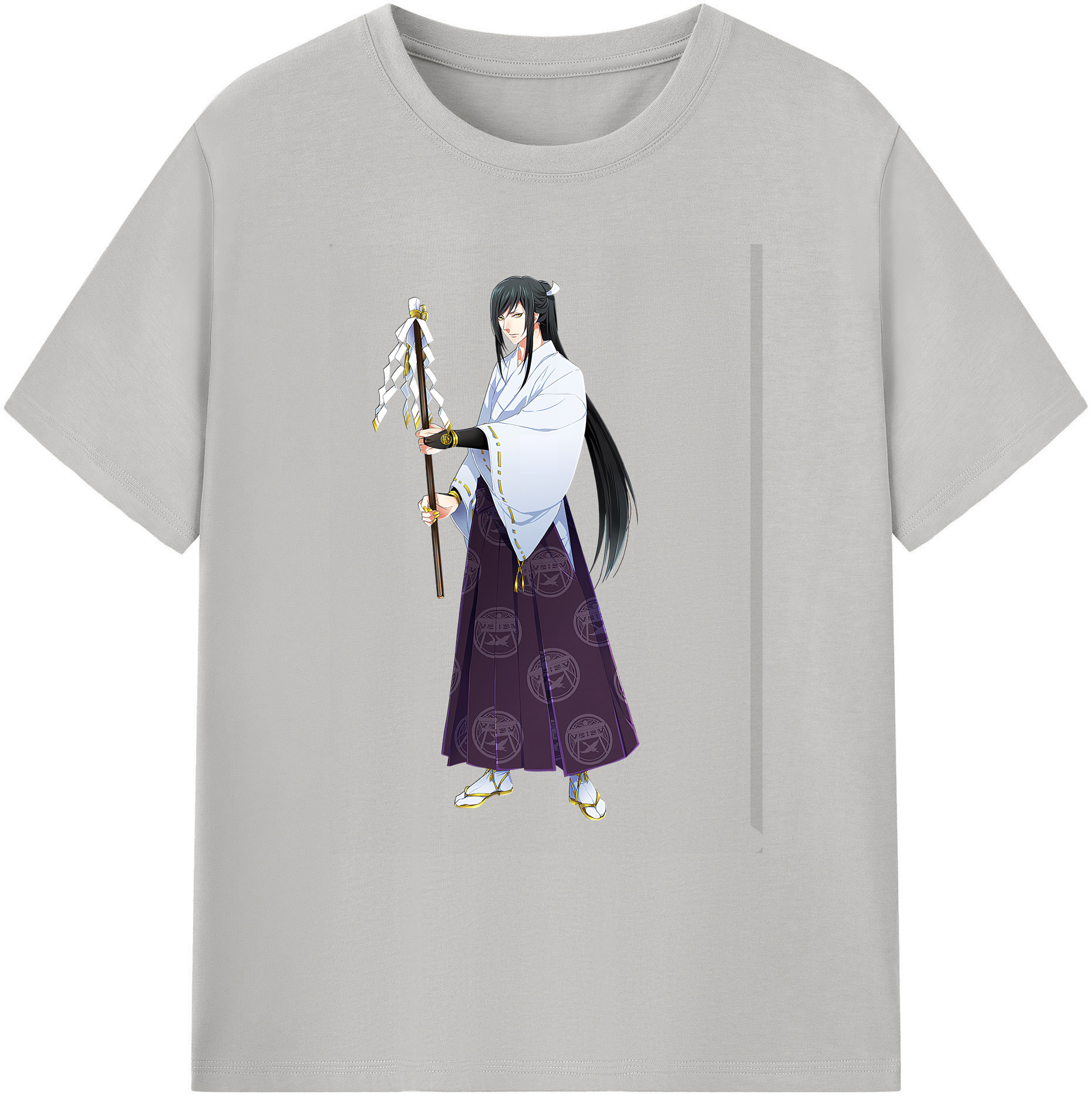 （画像用） 刀剣乱舞 Touken Ranbu 綿100％ メンズ半袖Tシャツ｜肌触りやわらか＆通気性