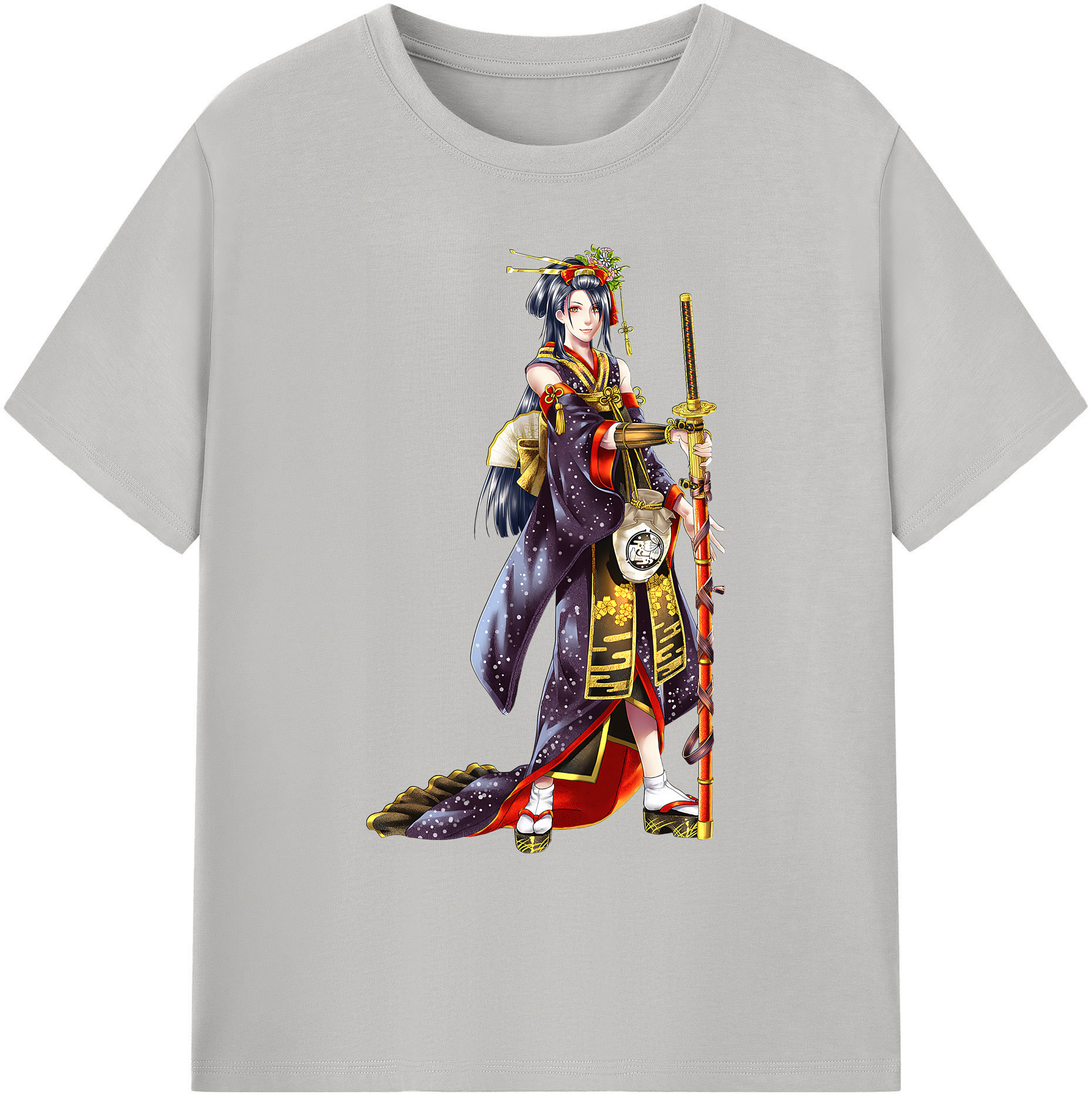 （画像用） 刀剣乱舞 Touken Ranbu 綿100％ メンズ半袖Tシャツ｜肌触りやわらか＆通気性