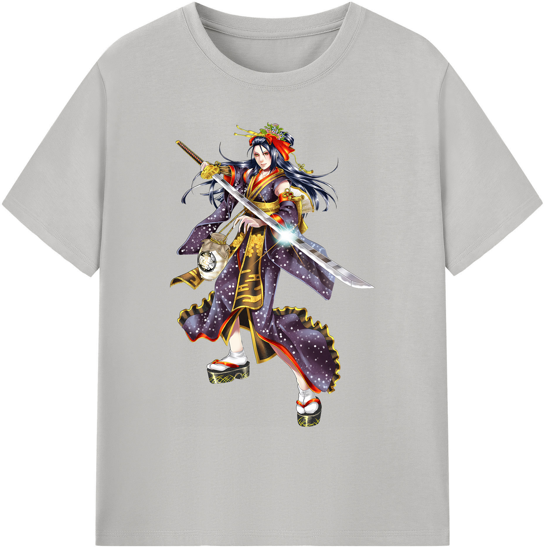 （画像用） 刀剣乱舞 Touken Ranbu 綿100％ メンズ半袖Tシャツ｜肌触りやわらか＆通気性