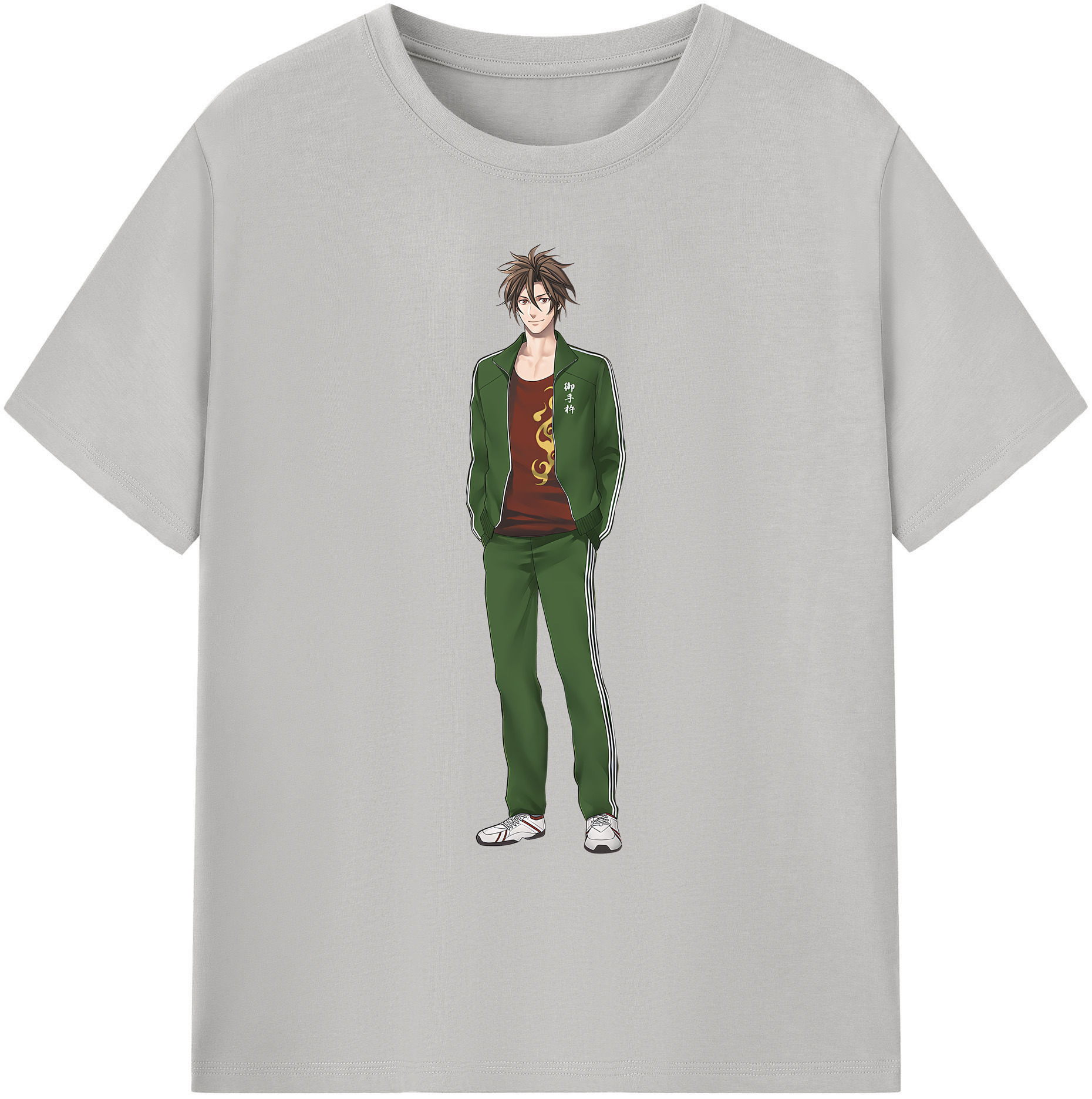 （画像用） 刀剣乱舞 Touken Ranbu 綿100％ メンズ半袖Tシャツ｜肌触りやわらか＆通気性