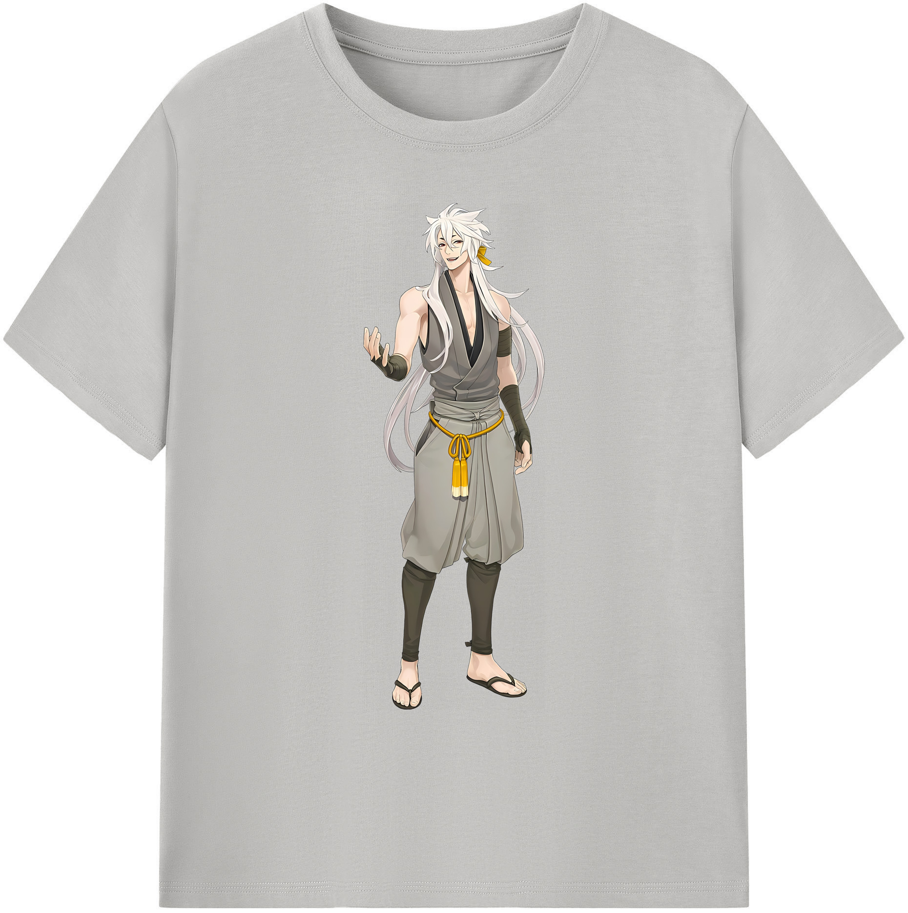（画像用） 刀剣乱舞 Touken Ranbu 綿100％ メンズ半袖Tシャツ｜肌触りやわらか＆通気性