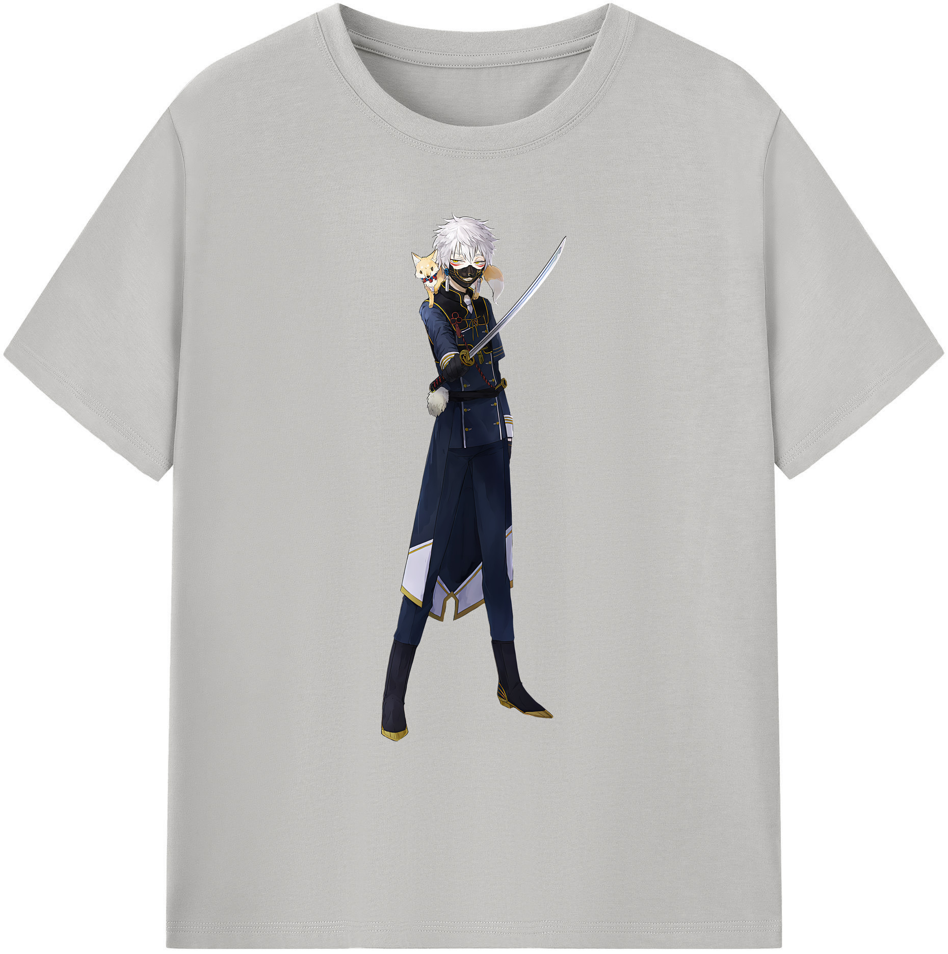 （画像用） 刀剣乱舞 Touken Ranbu 綿100％ メンズ半袖Tシャツ｜肌触りやわらか＆通気性