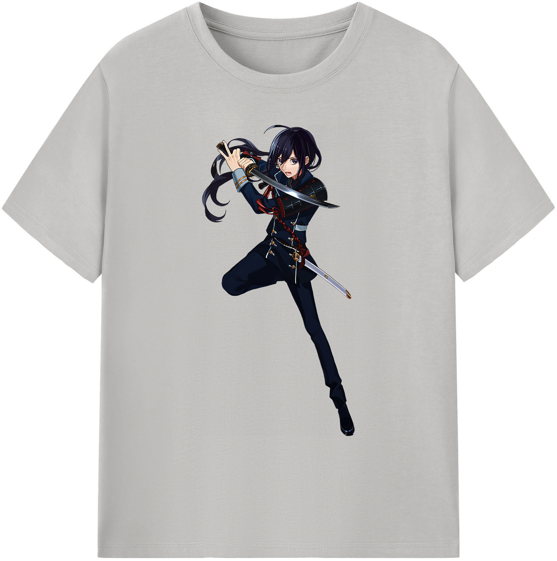 （画像用） 刀剣乱舞 Touken Ranbu 綿100％ メンズ半袖Tシャツ｜肌触りやわらか＆通気性